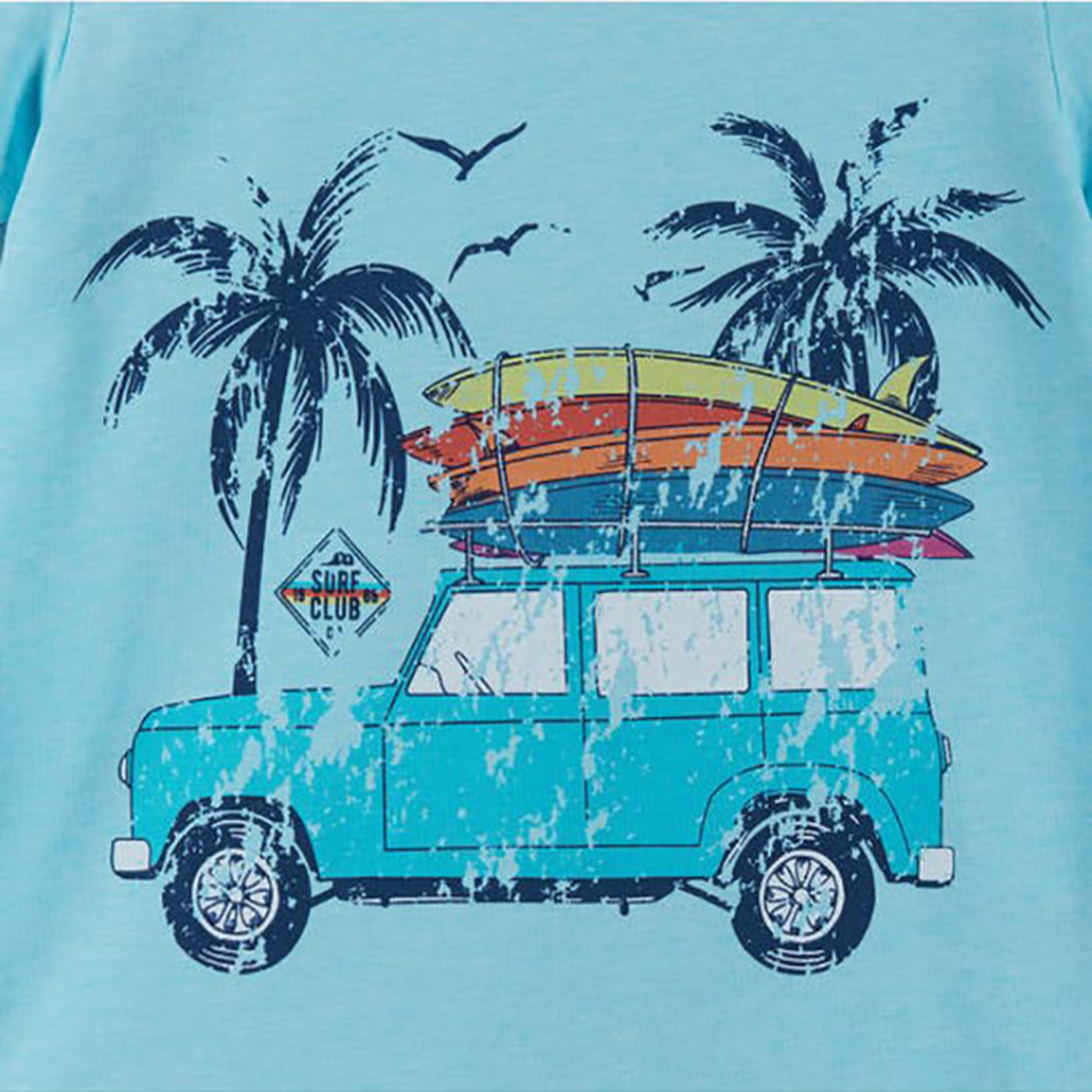 Andy & Evan Mint Surfer Jeep Tee Set