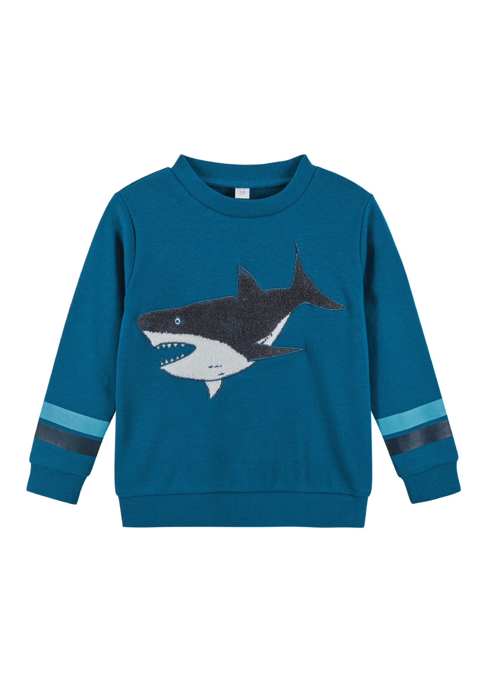 Andy & Evan Boys Shark Sweatsuit Set