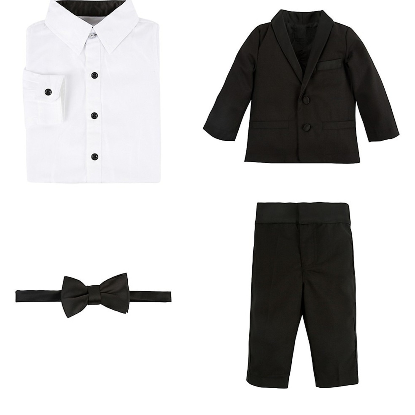 Andy & Evan Baby Four Piece Tuxedo Set