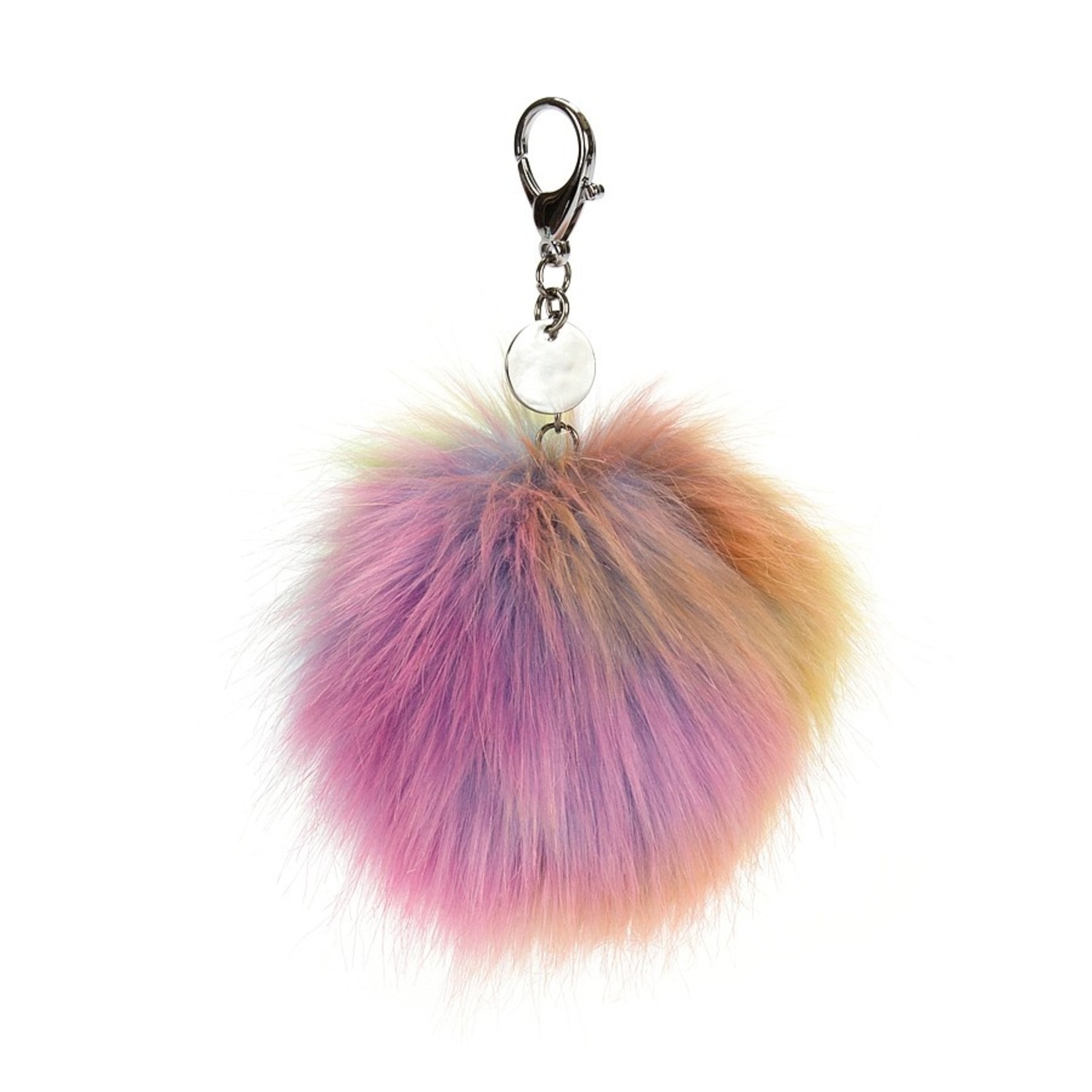 Jellycat Rainbow Pom Bag Charm