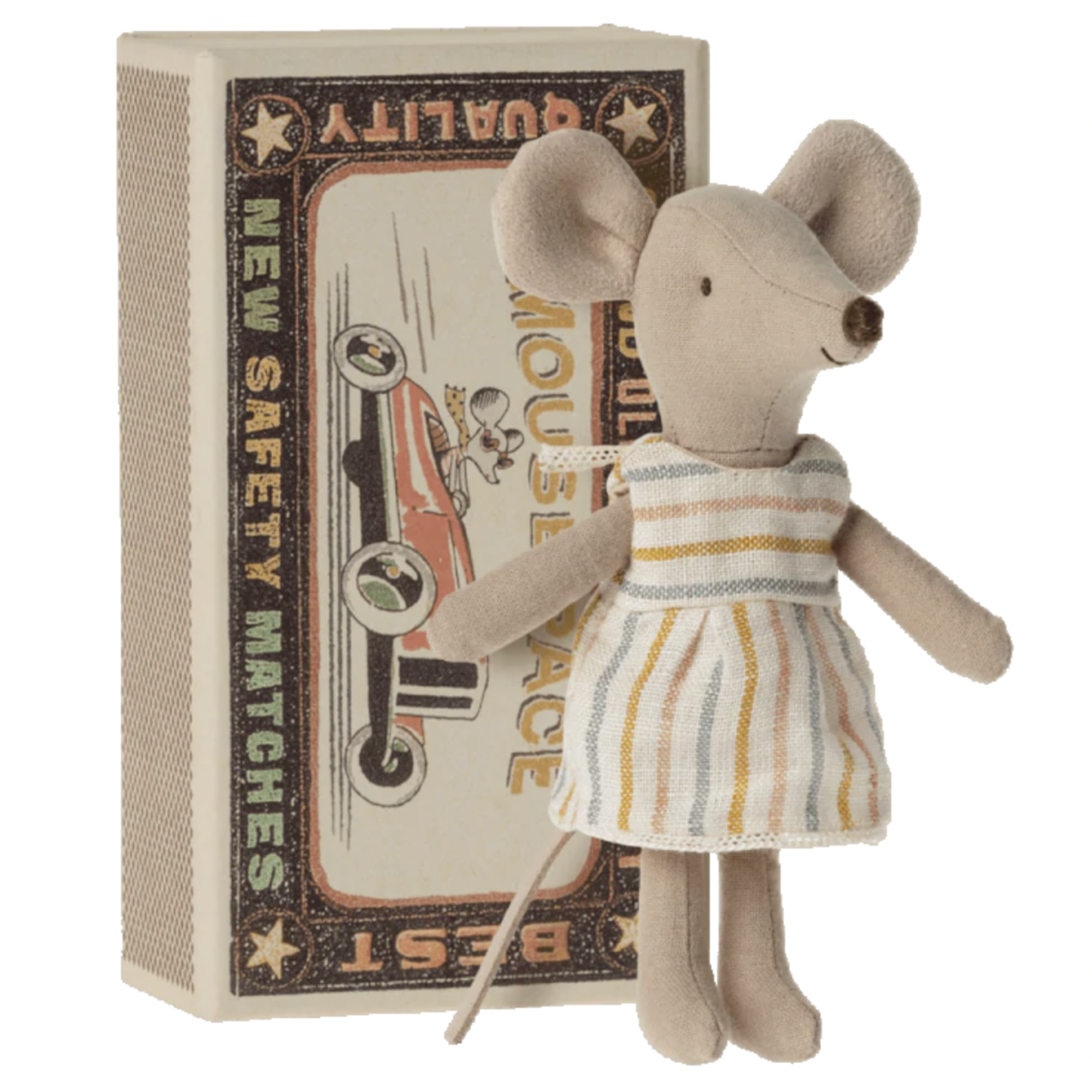 Maileg USA Big Sister Mouse in Matchbox