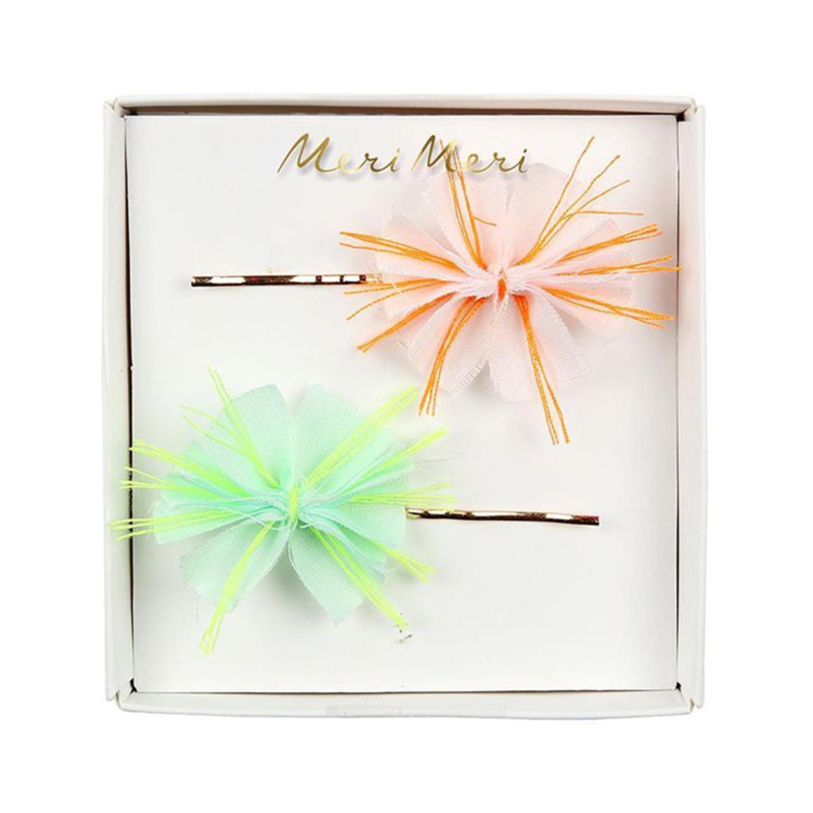 Meri Meri Fabric Pompom Hairclips