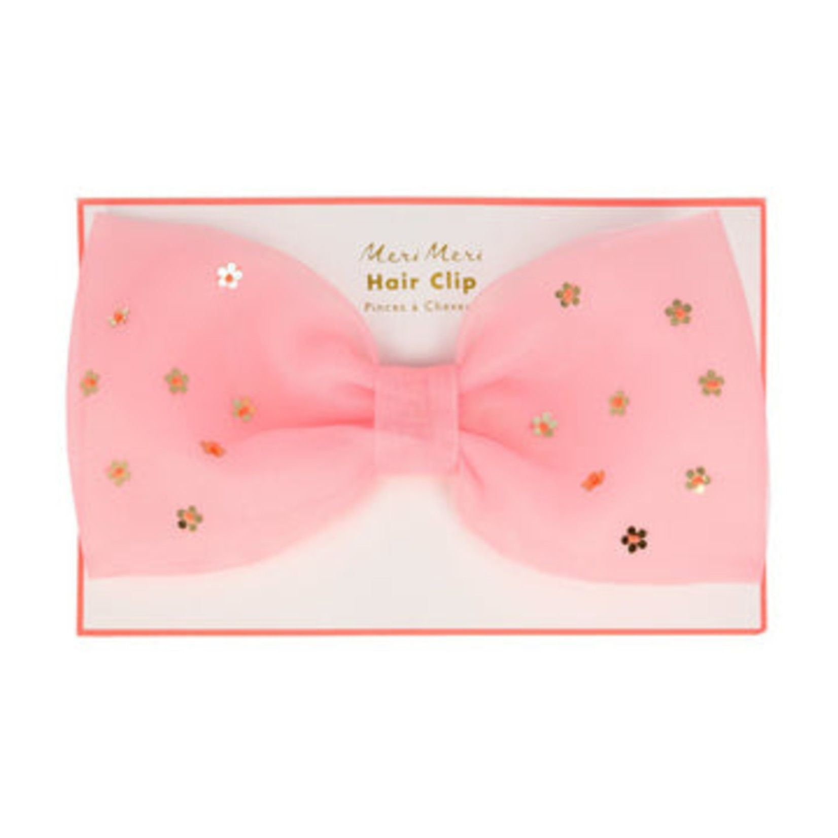 Meri Meri Flower Sequin Bow Hair Clip