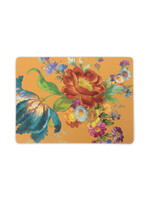 MacKenzie-Childs Flower Market Ochre Cork Back Placemats - Set of 4