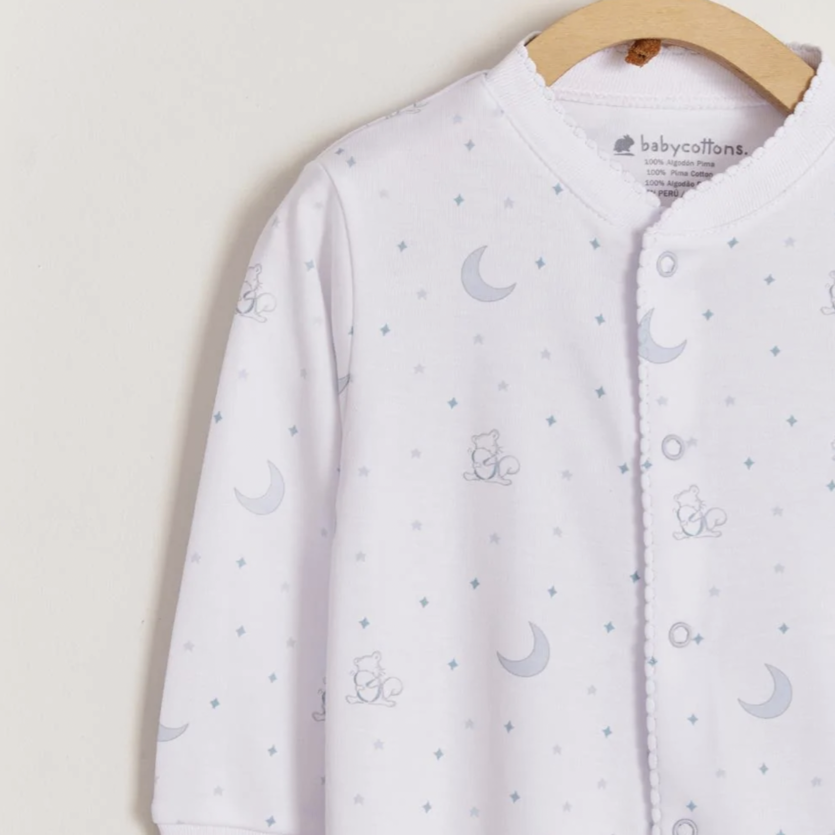 Babycottons Gustav in the Sky Footed Pajama