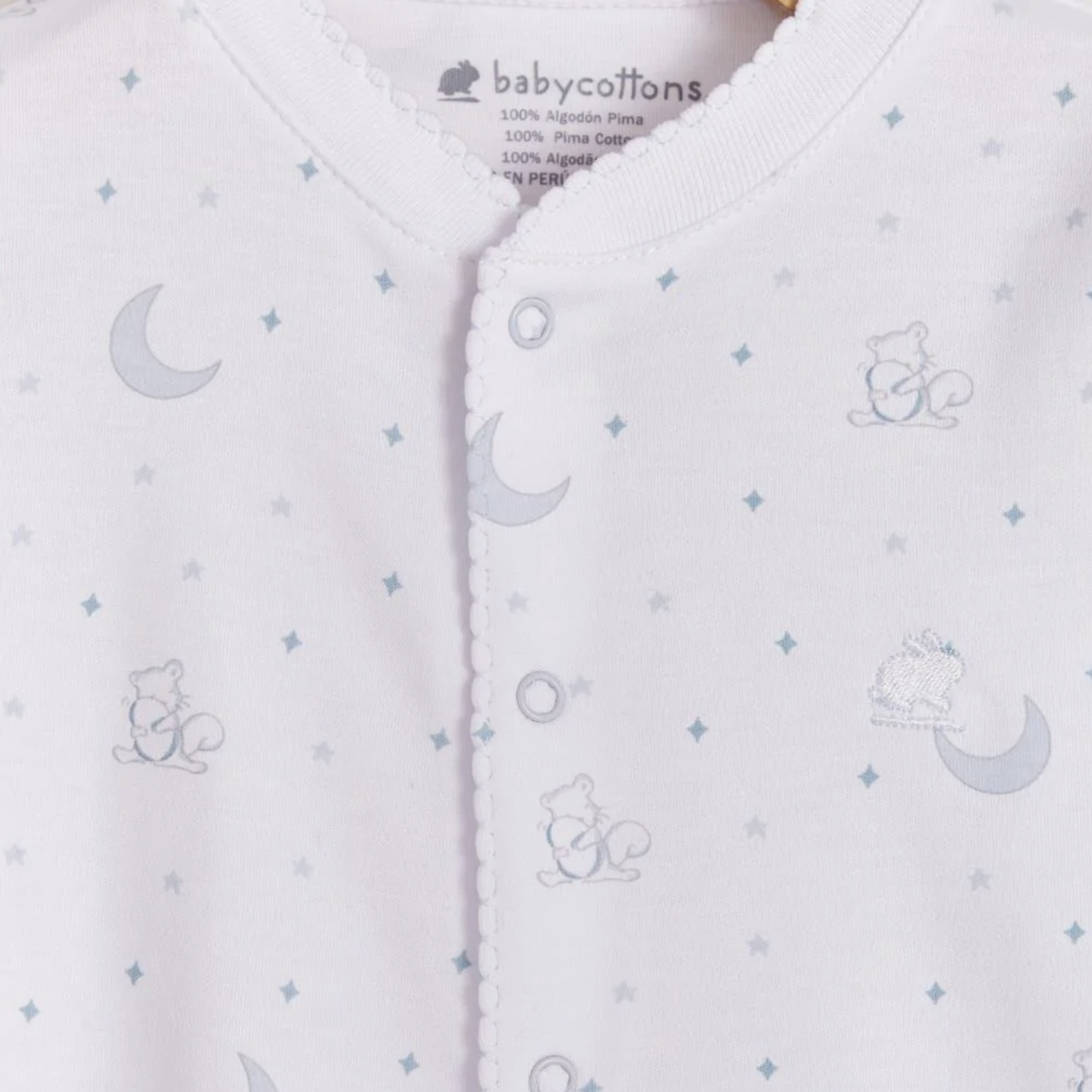 Babycottons Gustav in the Sky Footed Pajama