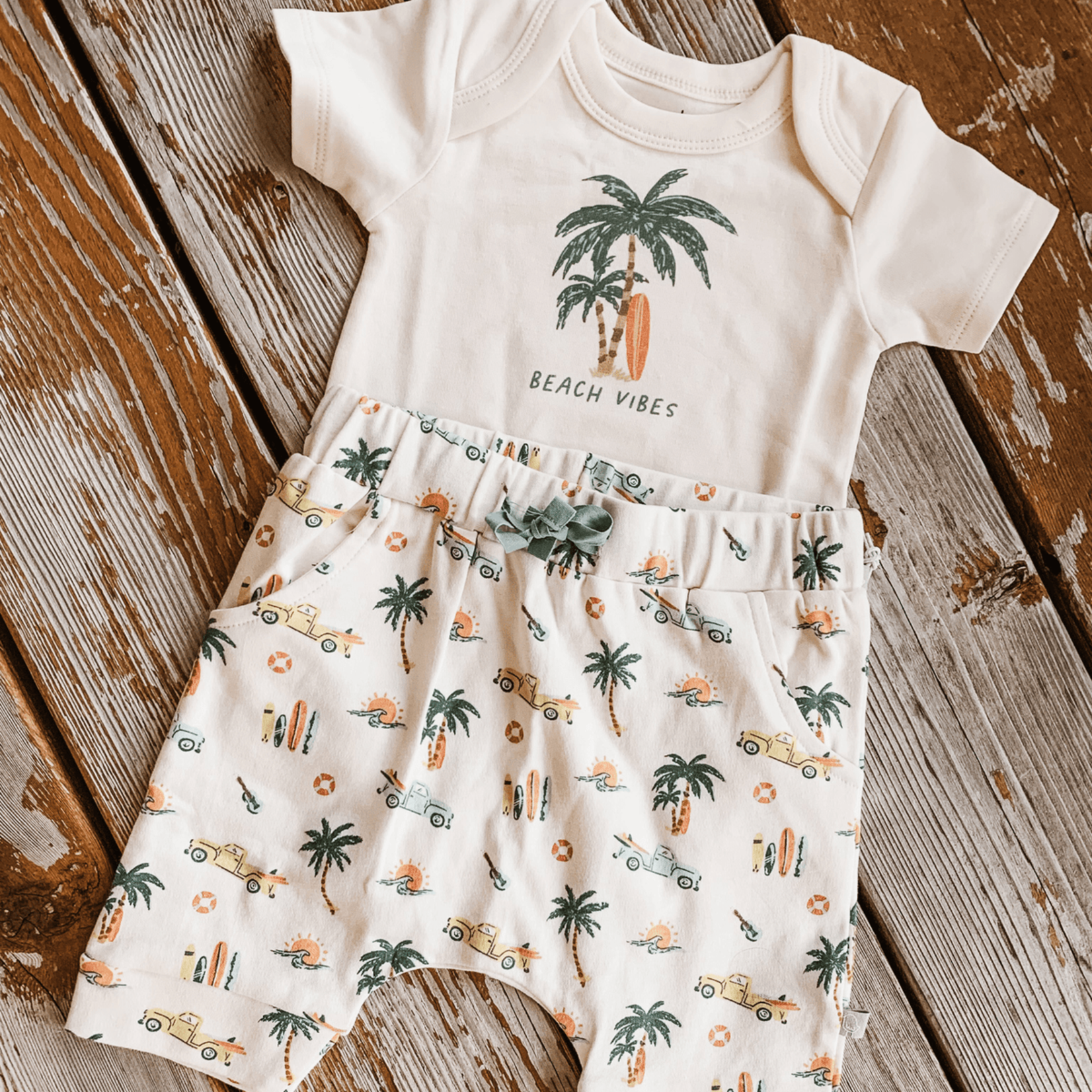 Finn & Emma Beach Vibes Palms Bodysuit