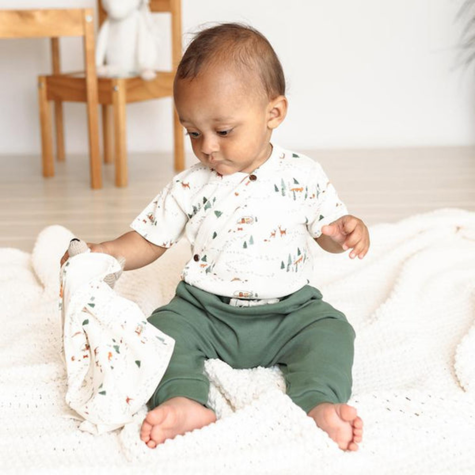 Finn & Emma Lounge Pants - Pine Green