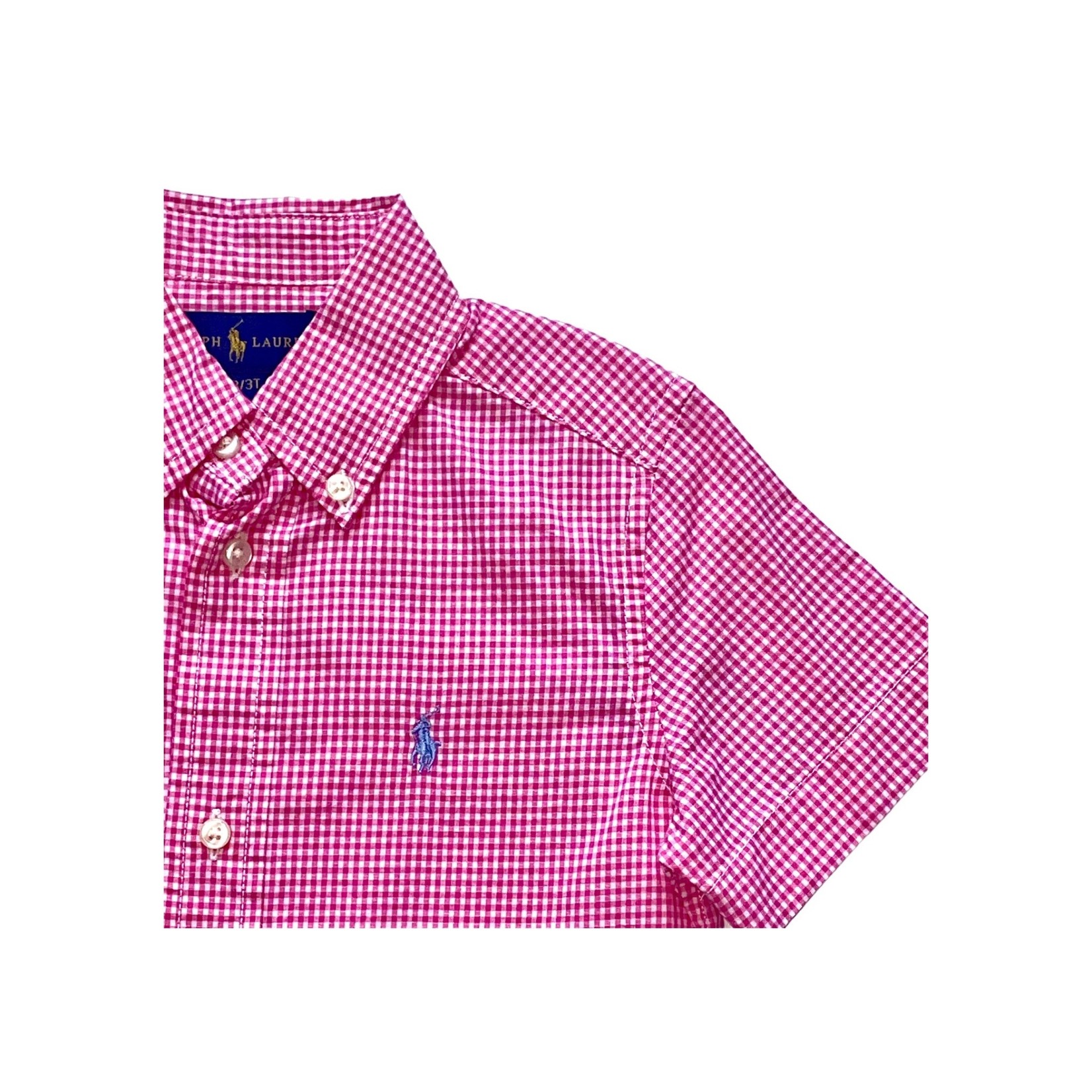 Ralph Lauren Boys Poplin Short Sleeve Shirt