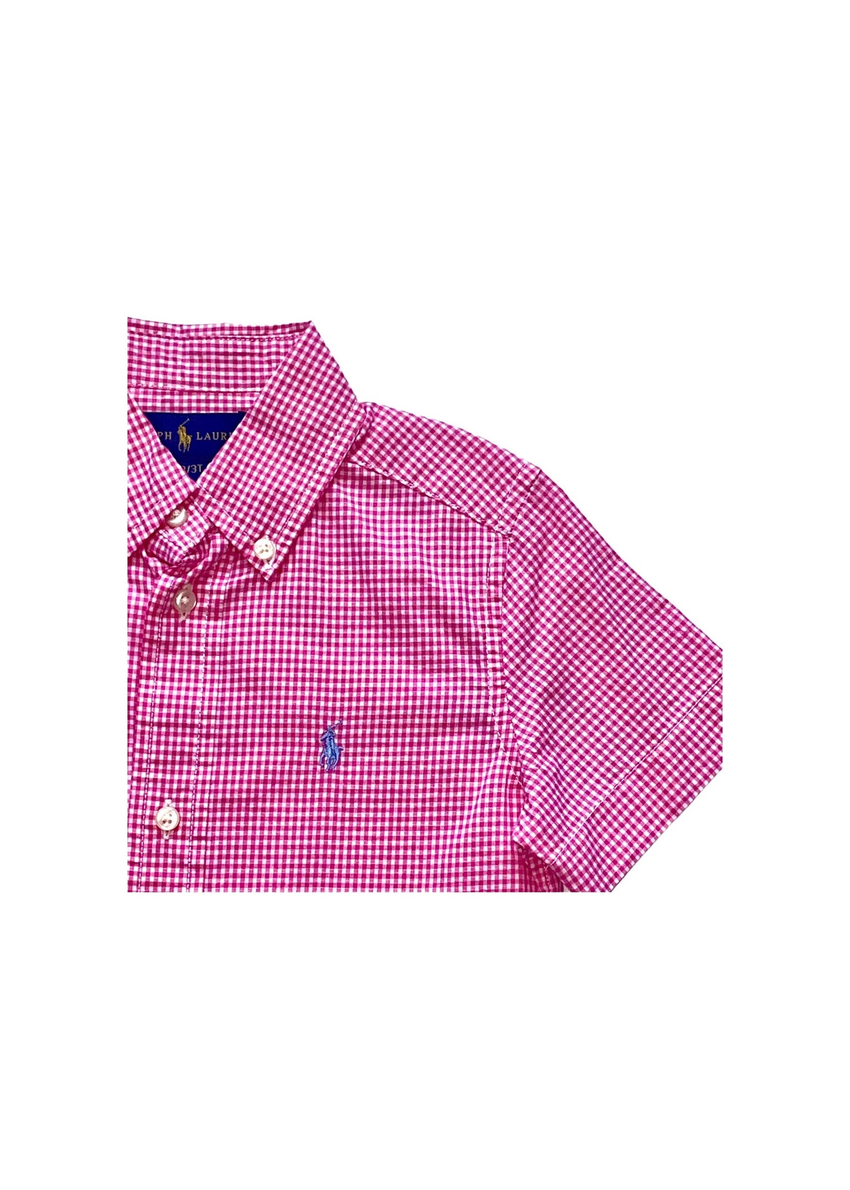 Ralph Lauren Boys Poplin Short Sleeve Shirt