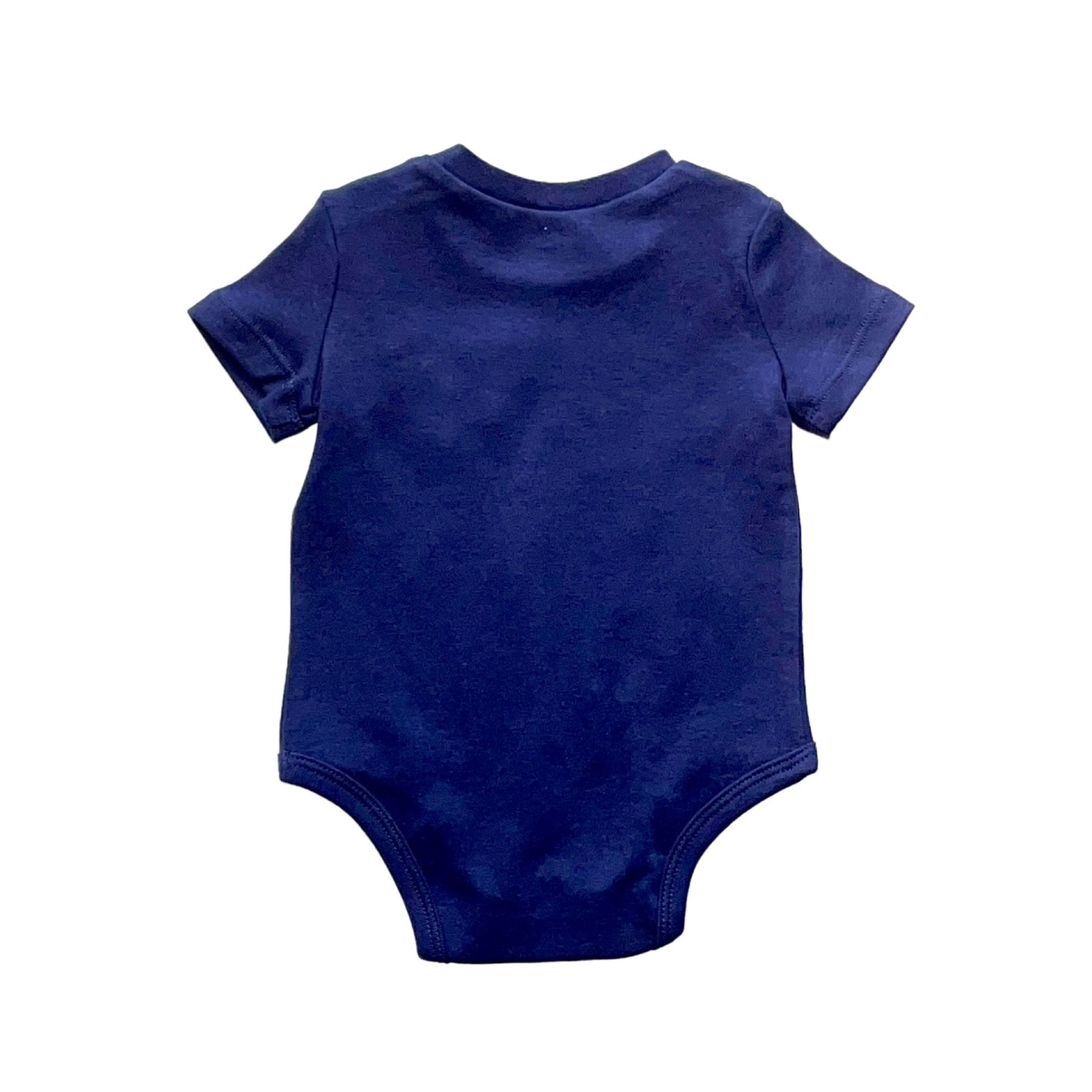 Interlock Boy Bodysuit - French Navy - Blue Leaf Houston