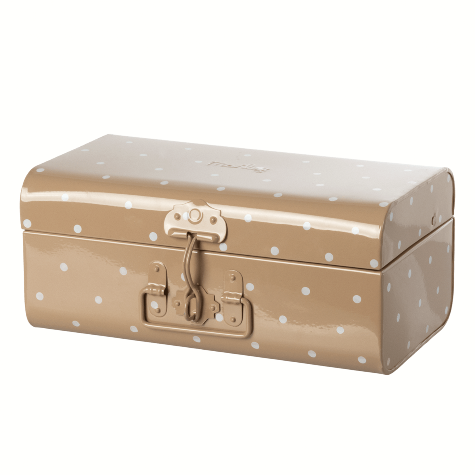 Maileg USA Storage Suitcase, Small - Rose With Dots