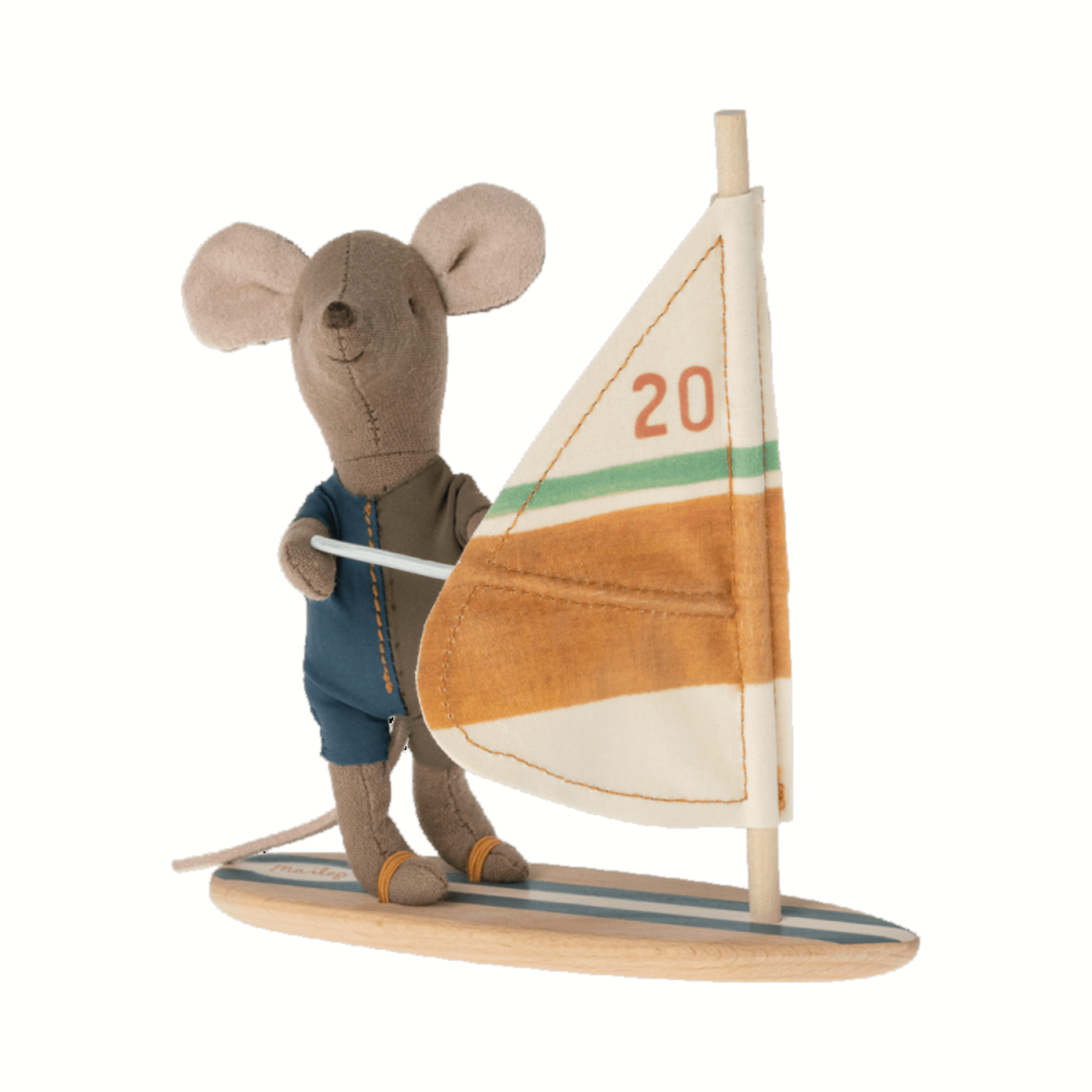 Maileg USA Beach Mice, Surfer Little Brother