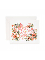 Rifle Paper Company Will You Be My Bridesmaid?_Blank Inside