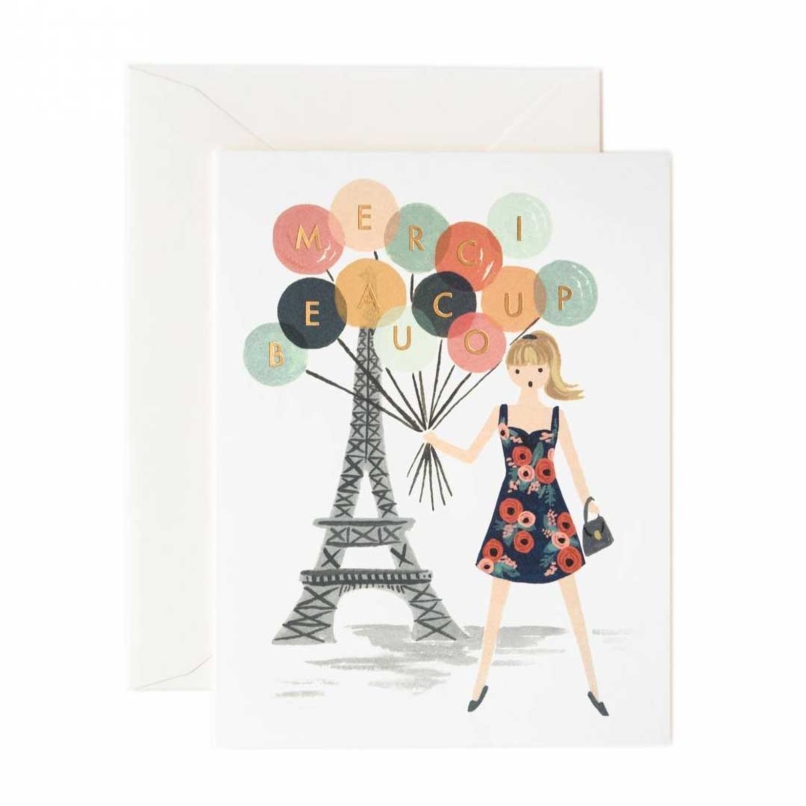 Merci Beaucoup Greeting Card