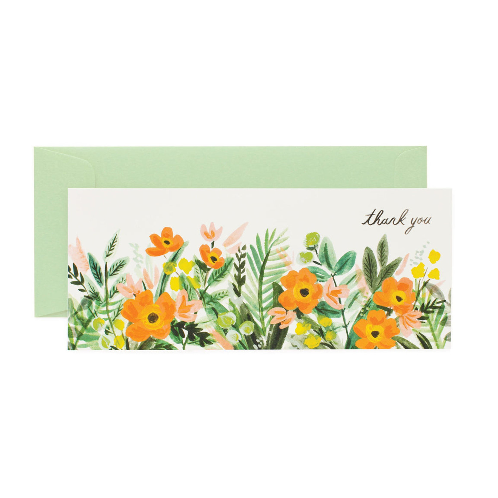 Rifle Paper Company Honeydew Thank You Card_Blank Inside
