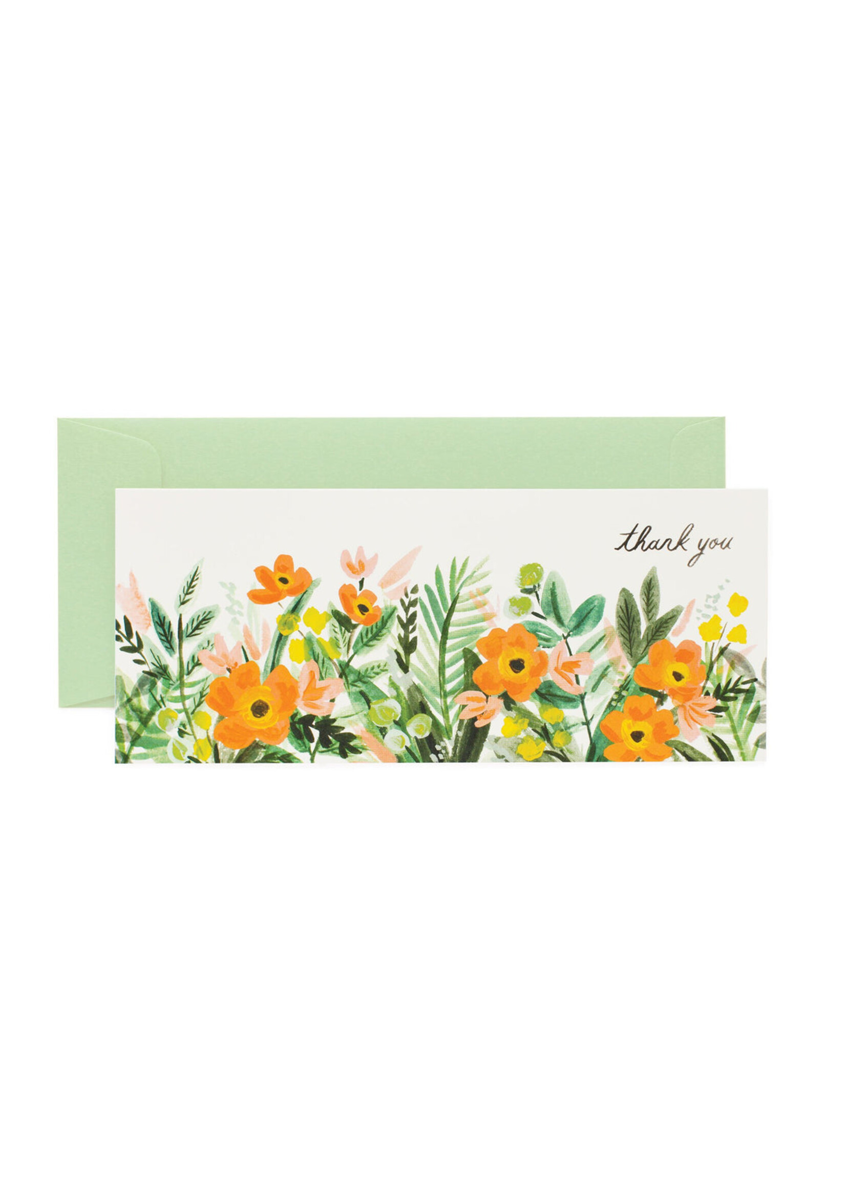 Rifle Paper Company Honeydew Thank You Card_Blank Inside