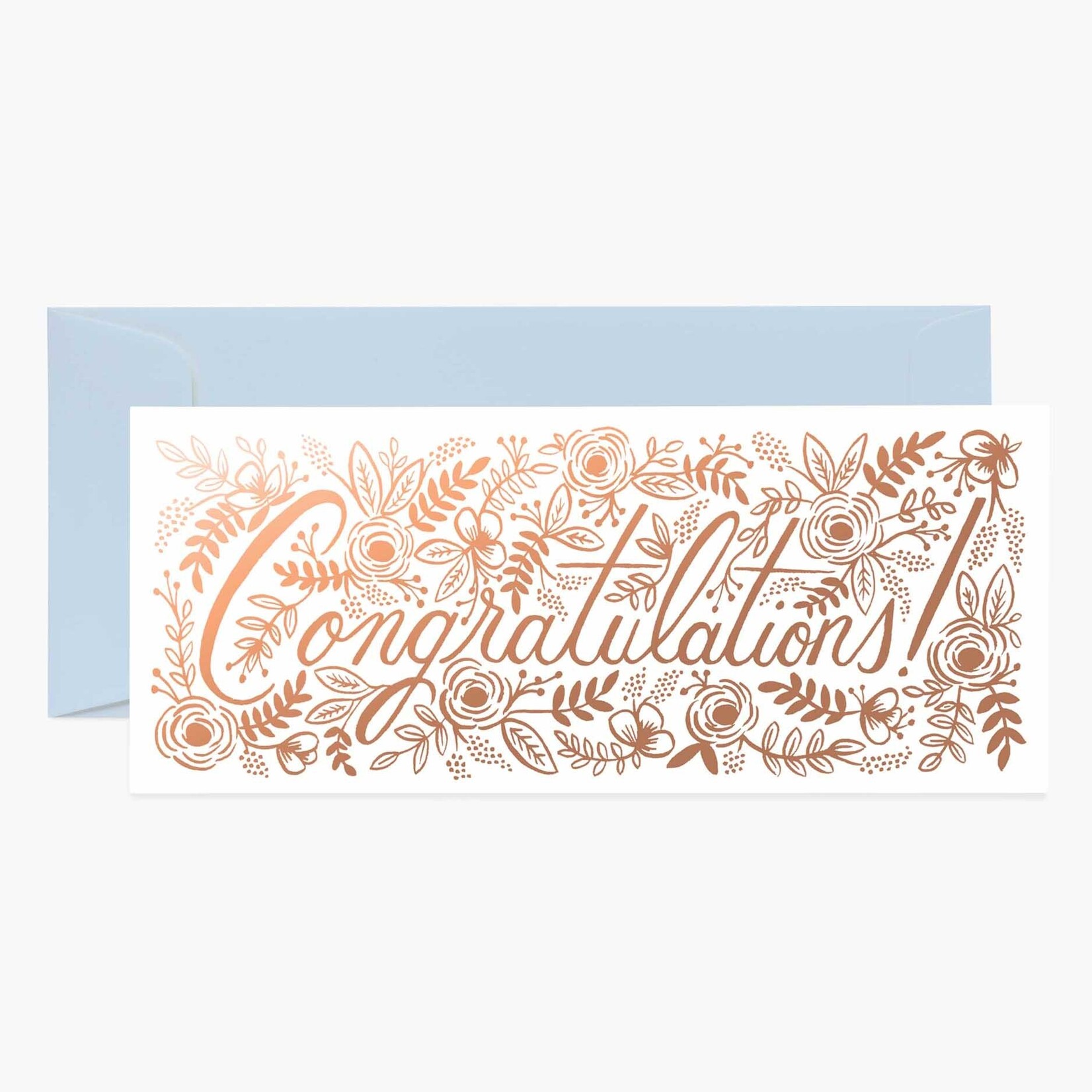 Rifle Paper Company Champagne Floral Congrats No.10_Blank Inside