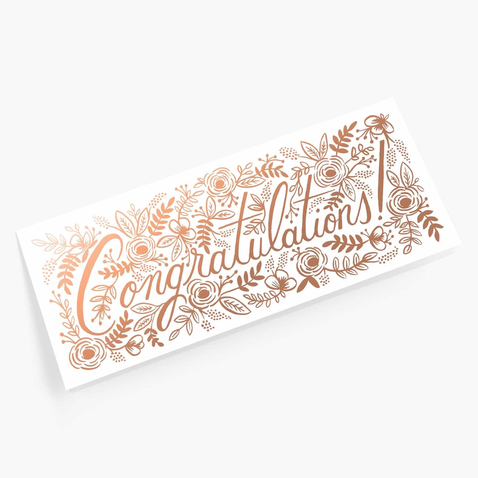 Rifle Paper Company Champagne Floral Congrats No.10_Blank Inside