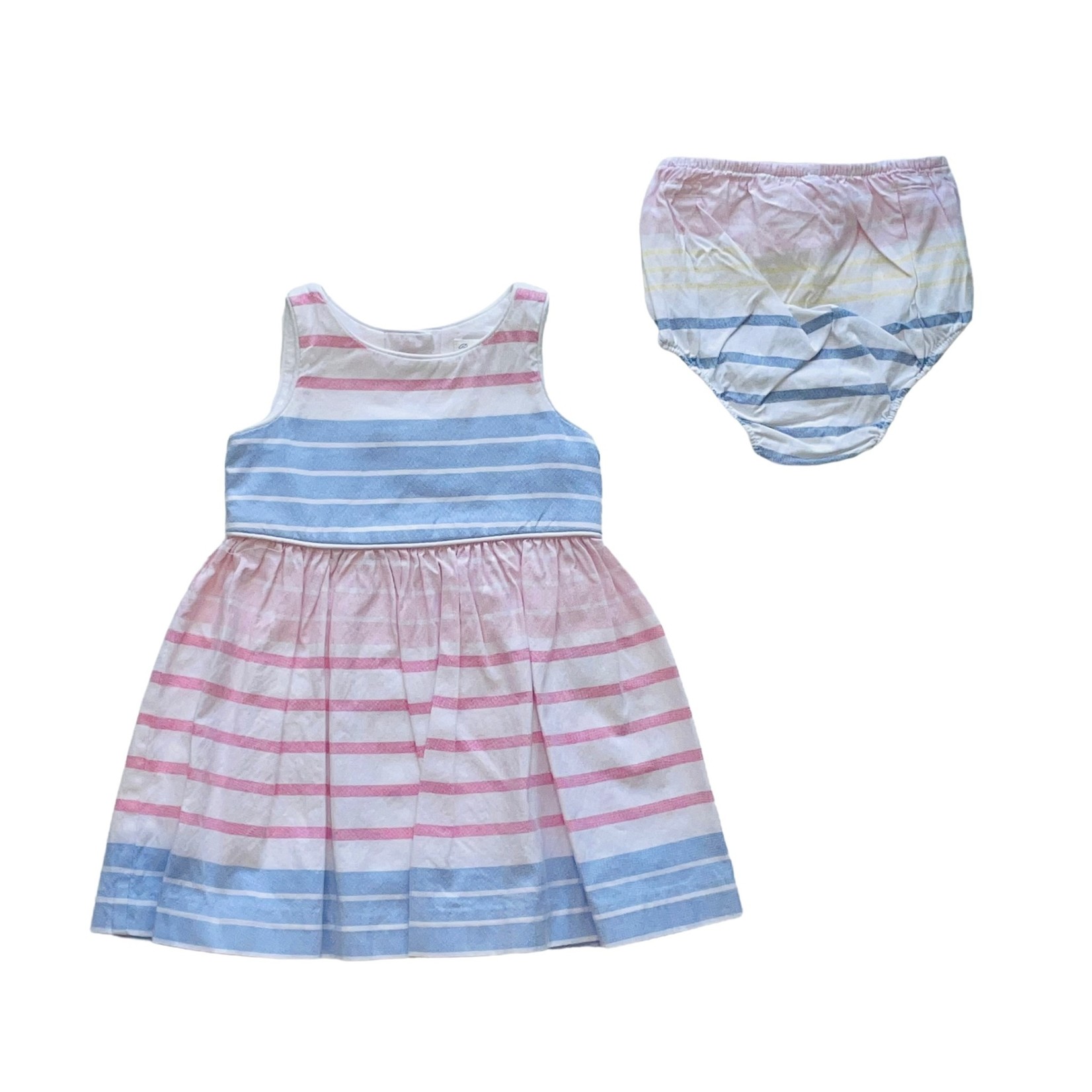 Ralph Lauren Baby Girls Oxford Stripe Dress
