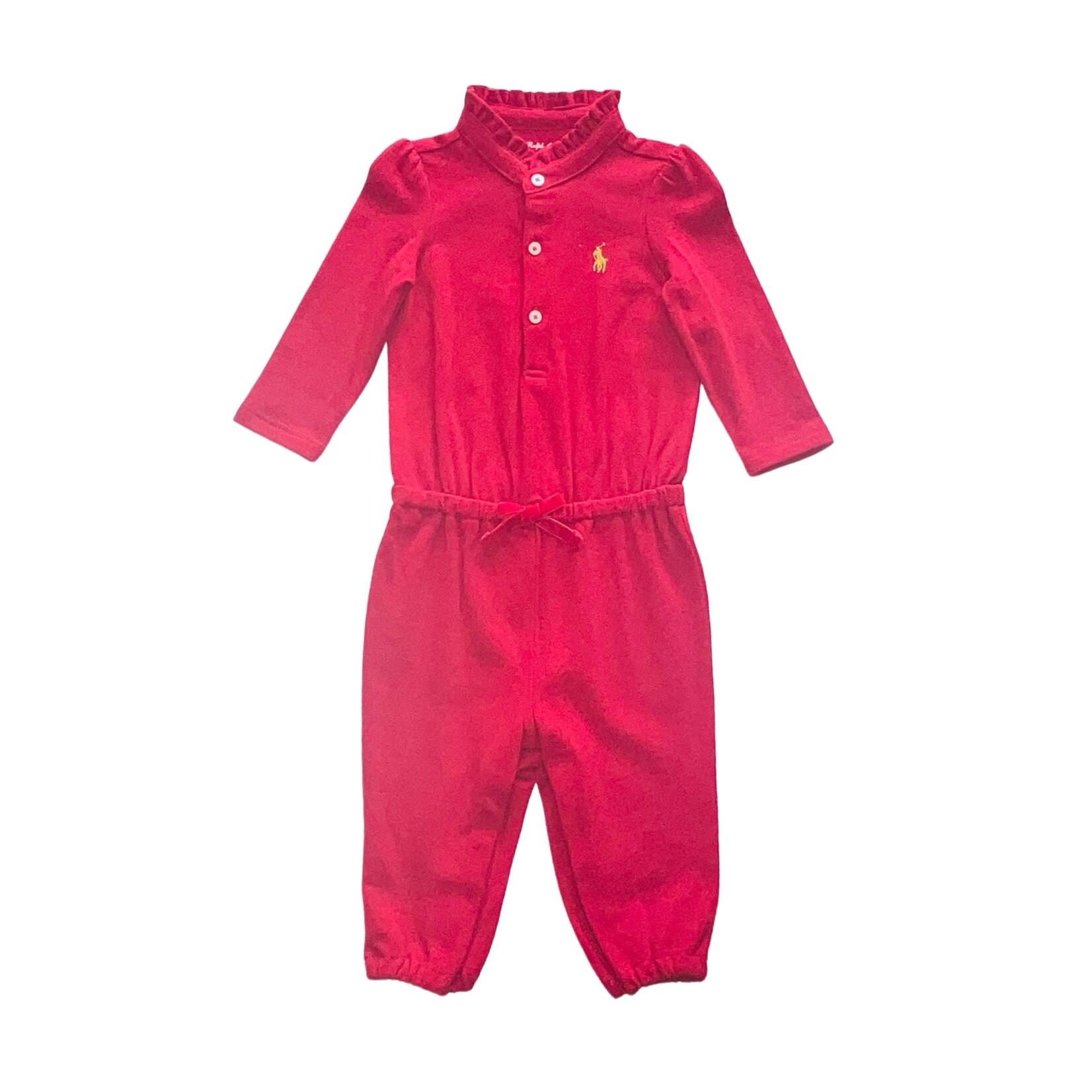 Ralph Lauren Holiday Red Mesh Coverall