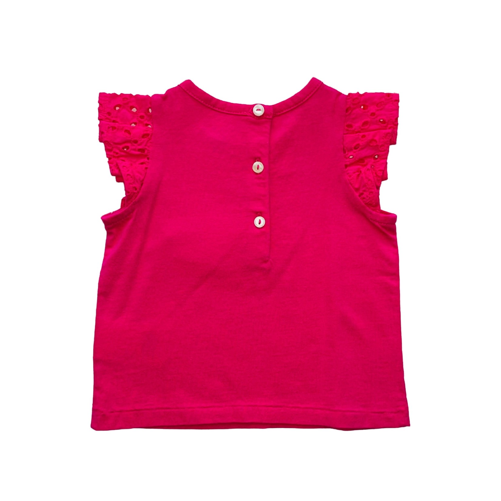 Ralph Lauren Baby Girls Rayon Jersey Flutter Top