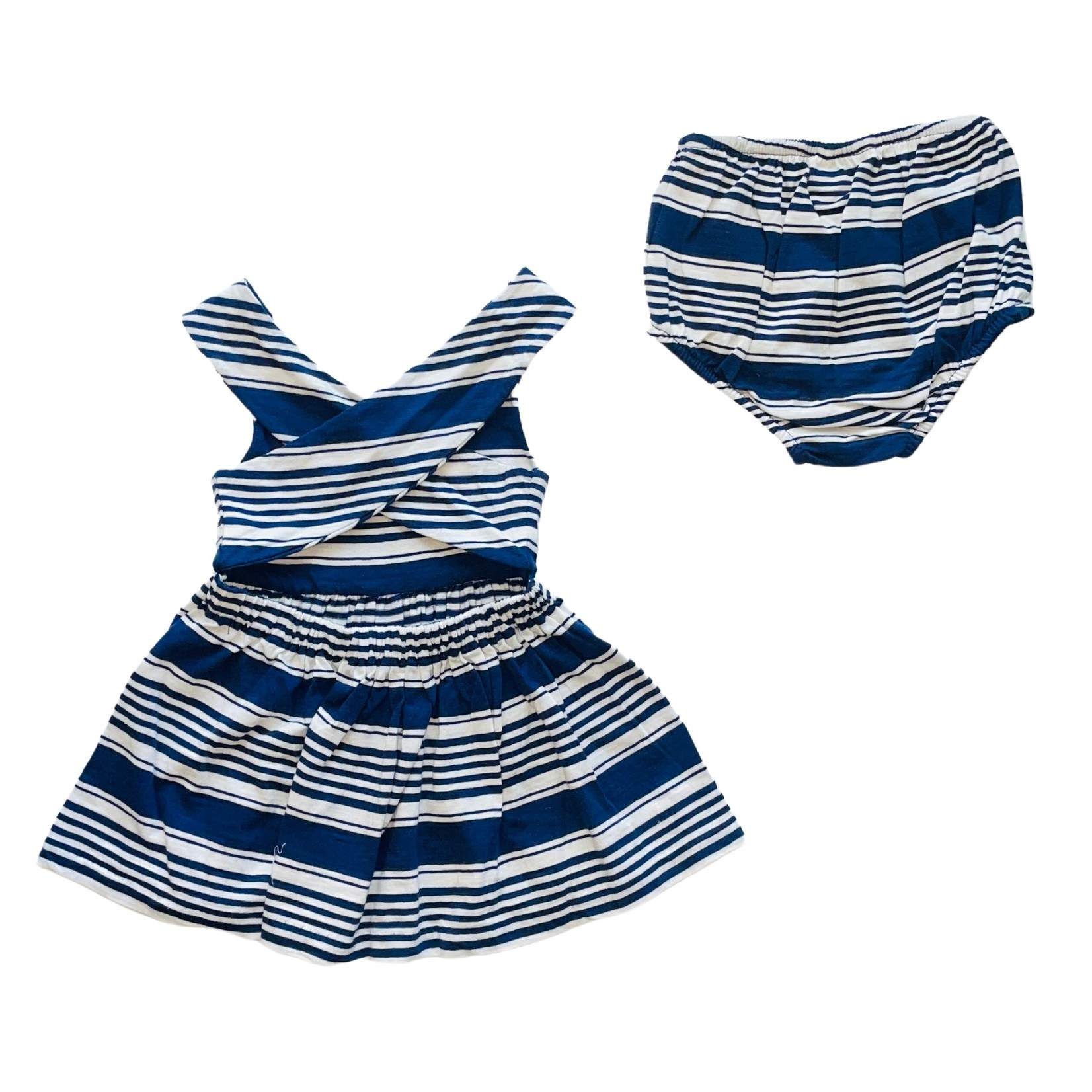 Ralph Lauren Navy Jersey Knit Dress