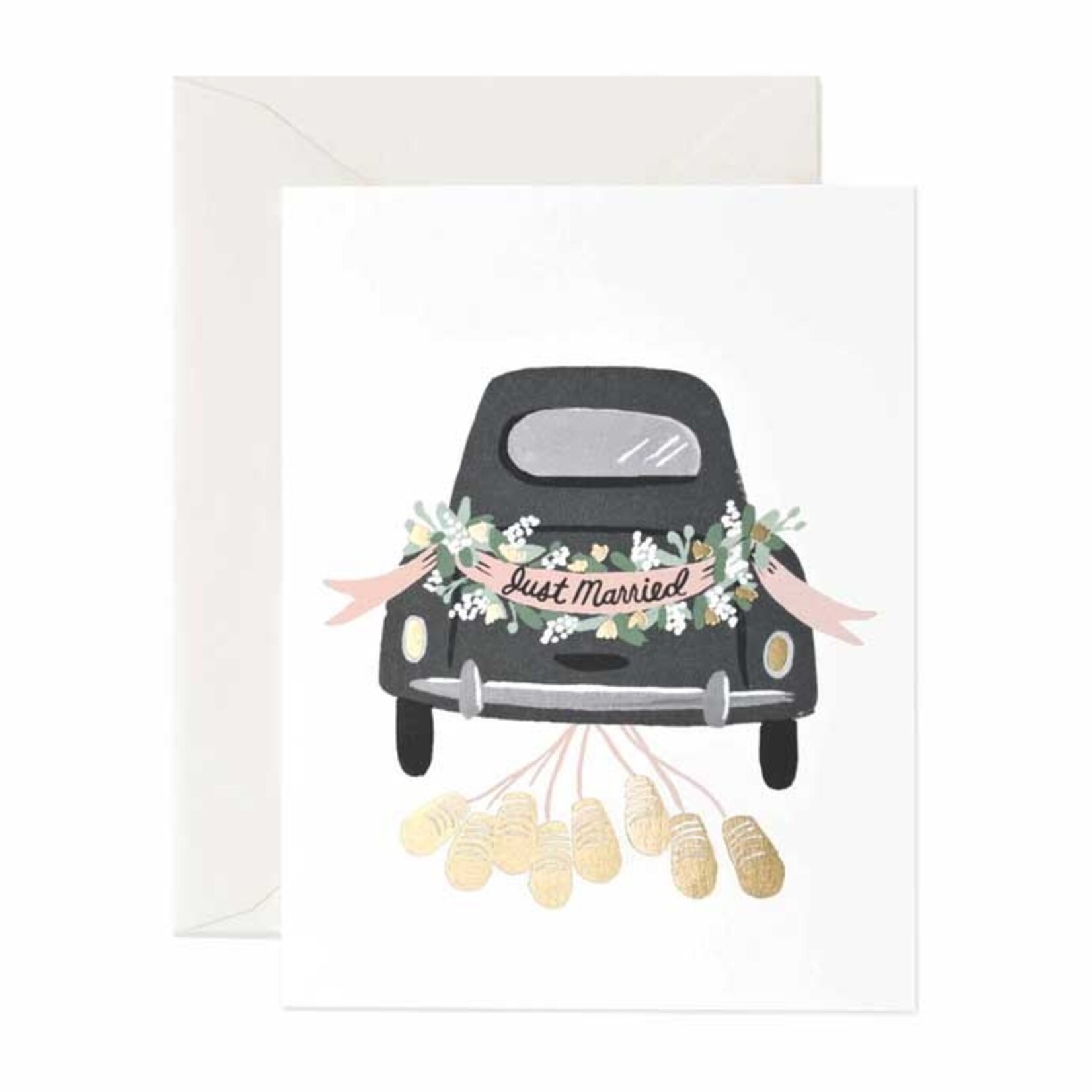 Rifle Paper Company Just Married Getaway Card_Blank Inside