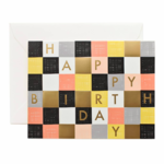 Rifle Paper Company Checkered Birthday Card_Blank Card