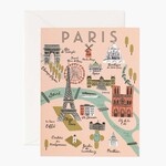 Rifle Paper Company Paris Map Card