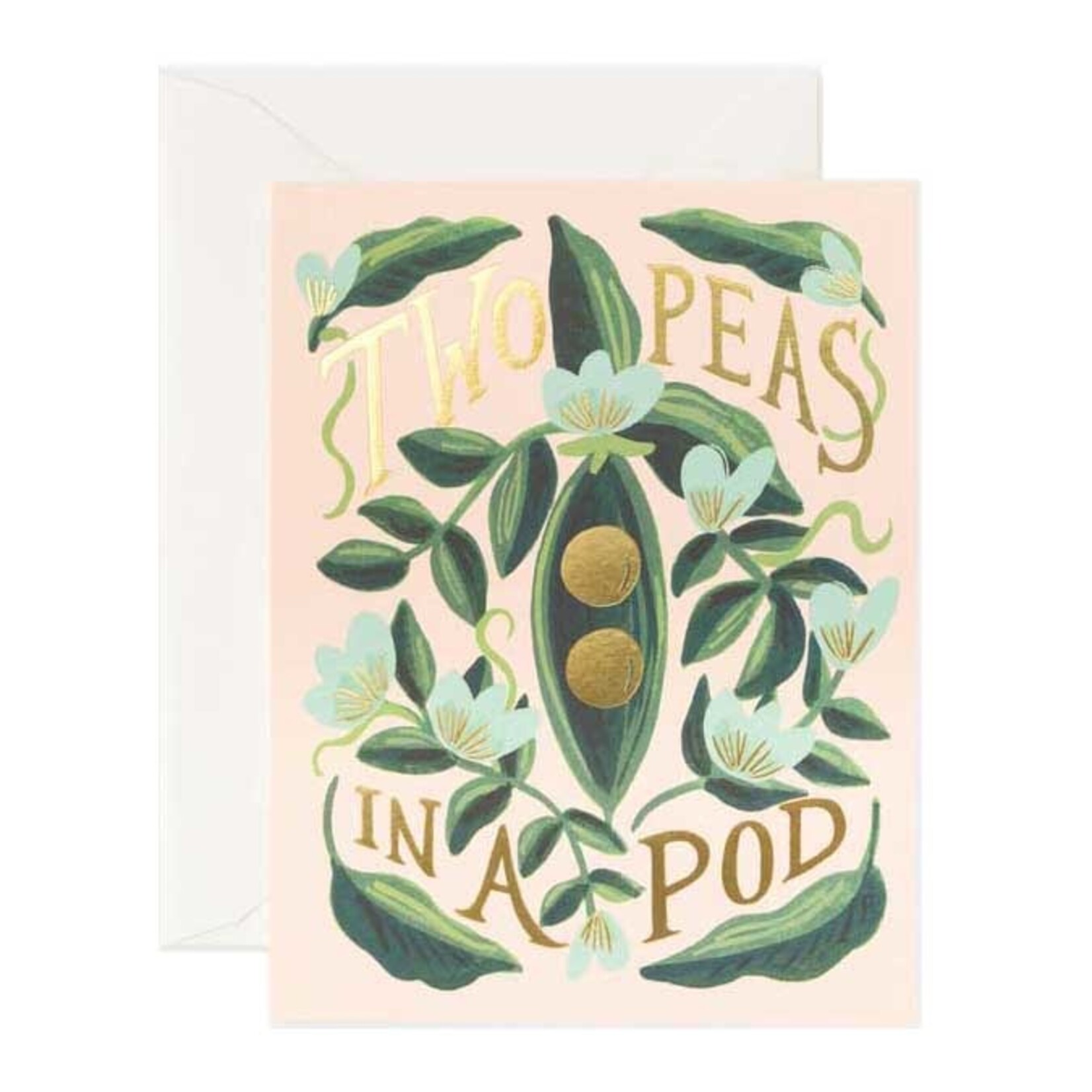 Rifle Paper Company Two Peas in a Pod Card _Blank Inside