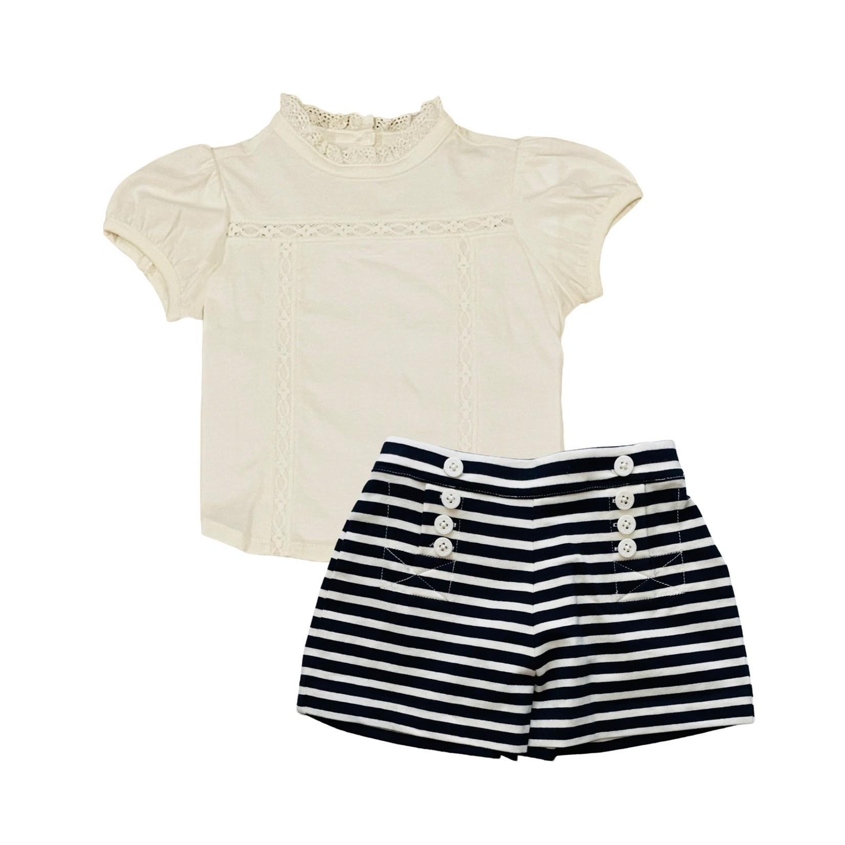 Ralph Lauren Batiste Culotte and Short Set