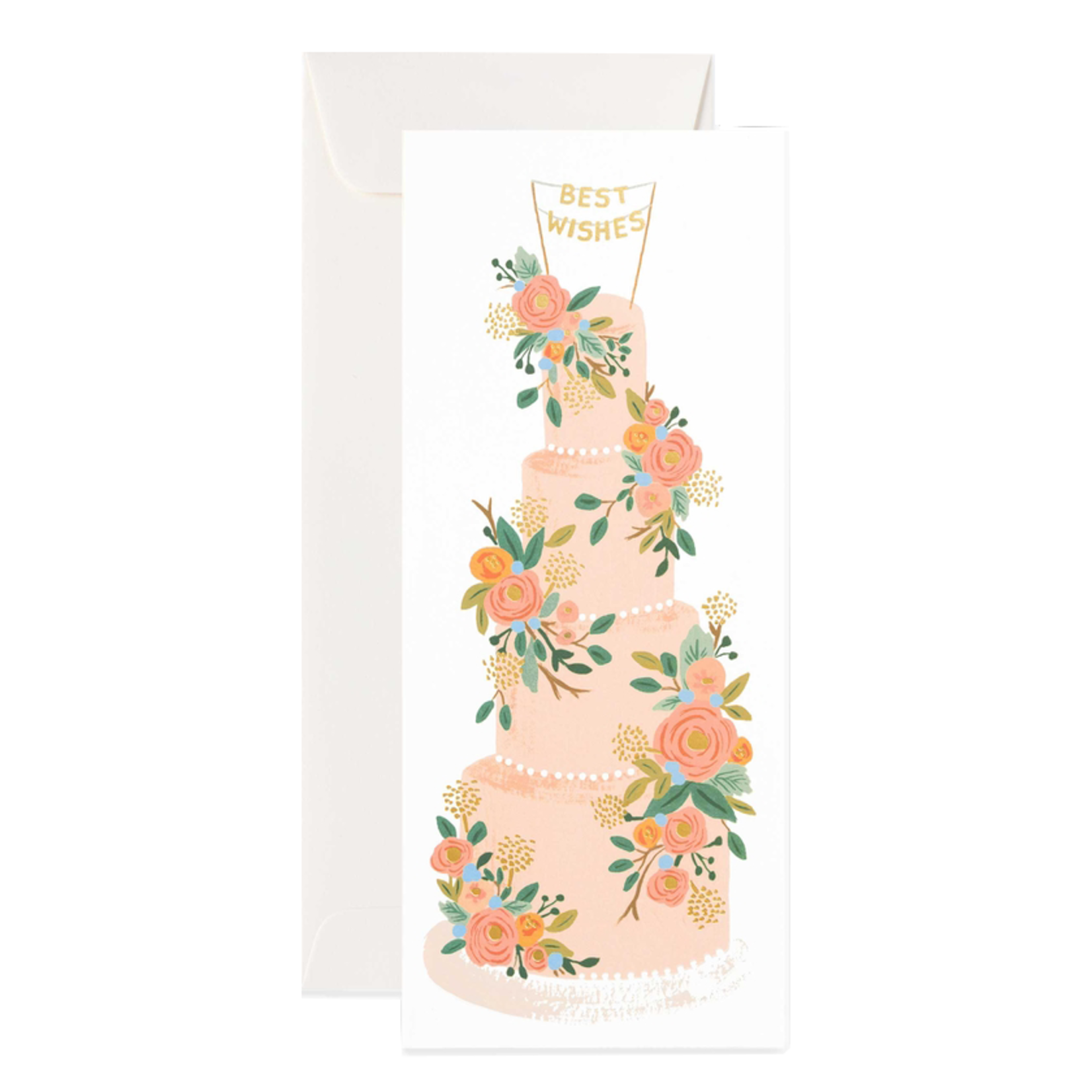 Rifle Paper Company Tall Wedding Cake No.10 Card_Blank Inside