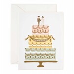 Rifle Paper Company Congrats Wedding Cake Card_Blank Inside