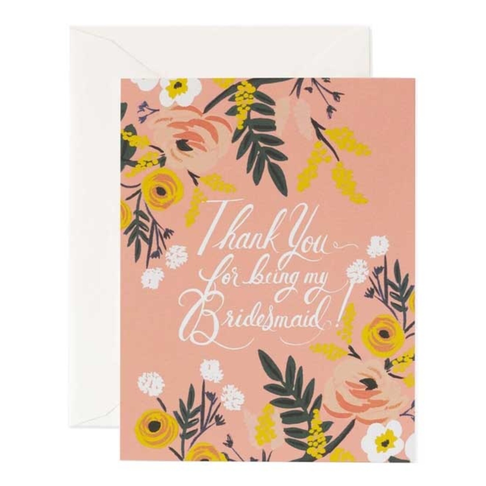 Rifle Paper Company Thank You For Being My Bridesmaid Card_Blank Inside