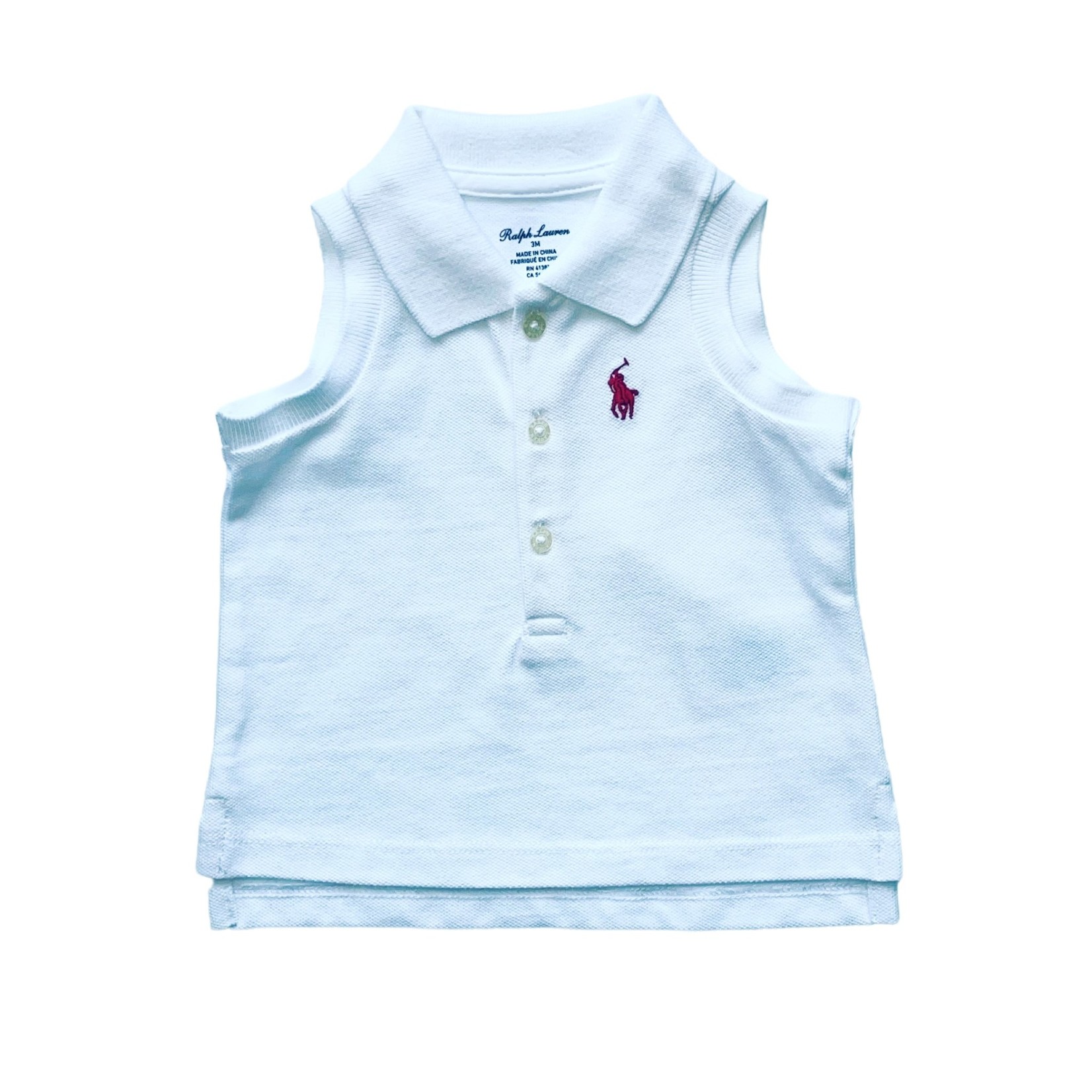 Ralph Lauren Mesh Polo Knit Top