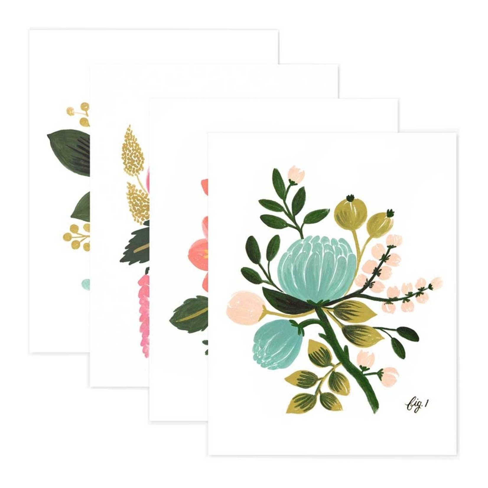 Rifle Paper Company Botanical Assorted Floral Card Set
