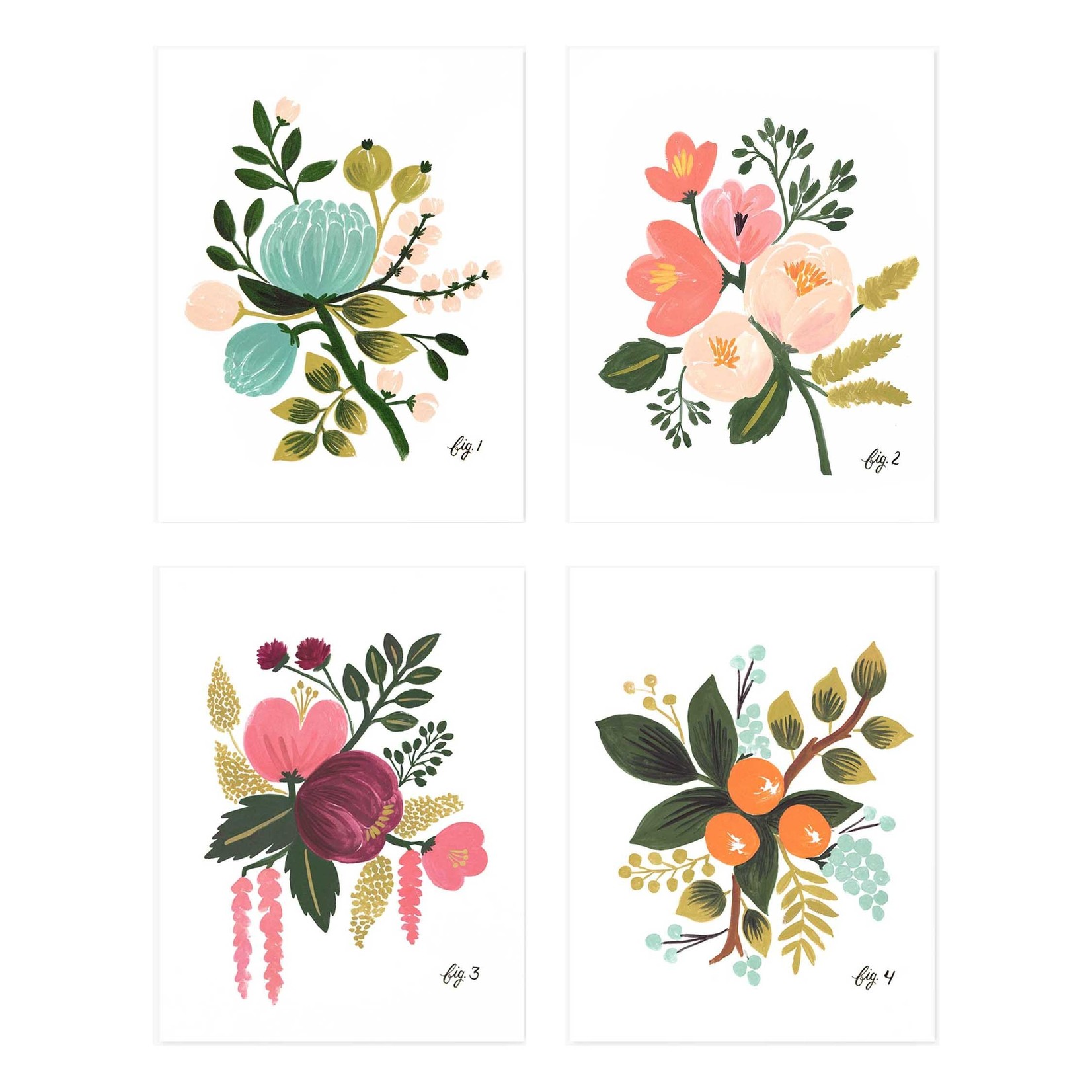 Rifle Paper Company Botanical Assorted Floral Card Set