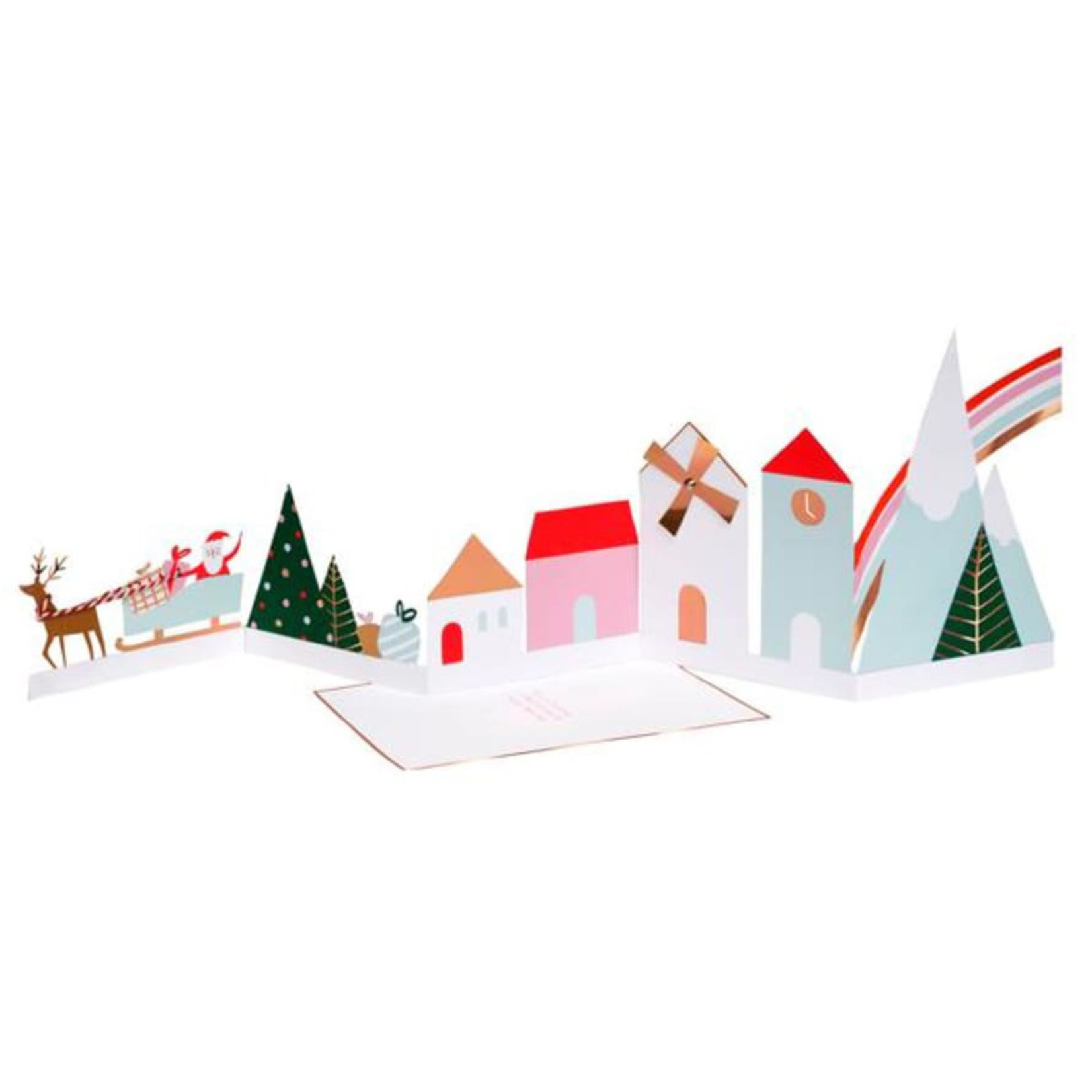 Meri Meri Festive Village Concertina Card