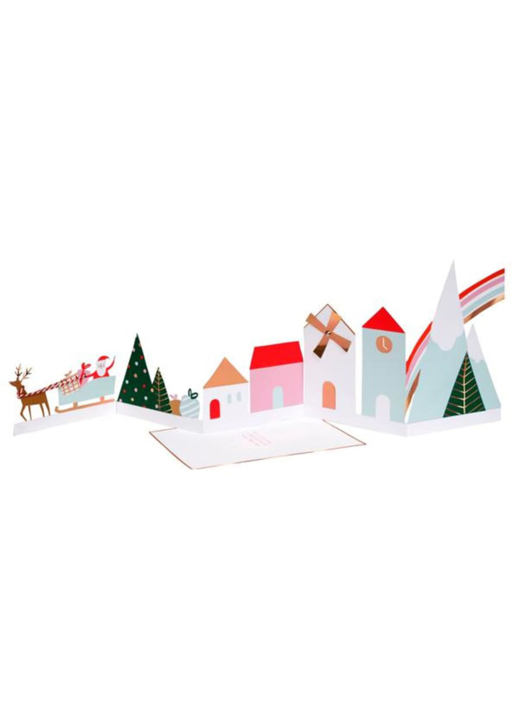 Meri Meri Festive Village Concertina Card