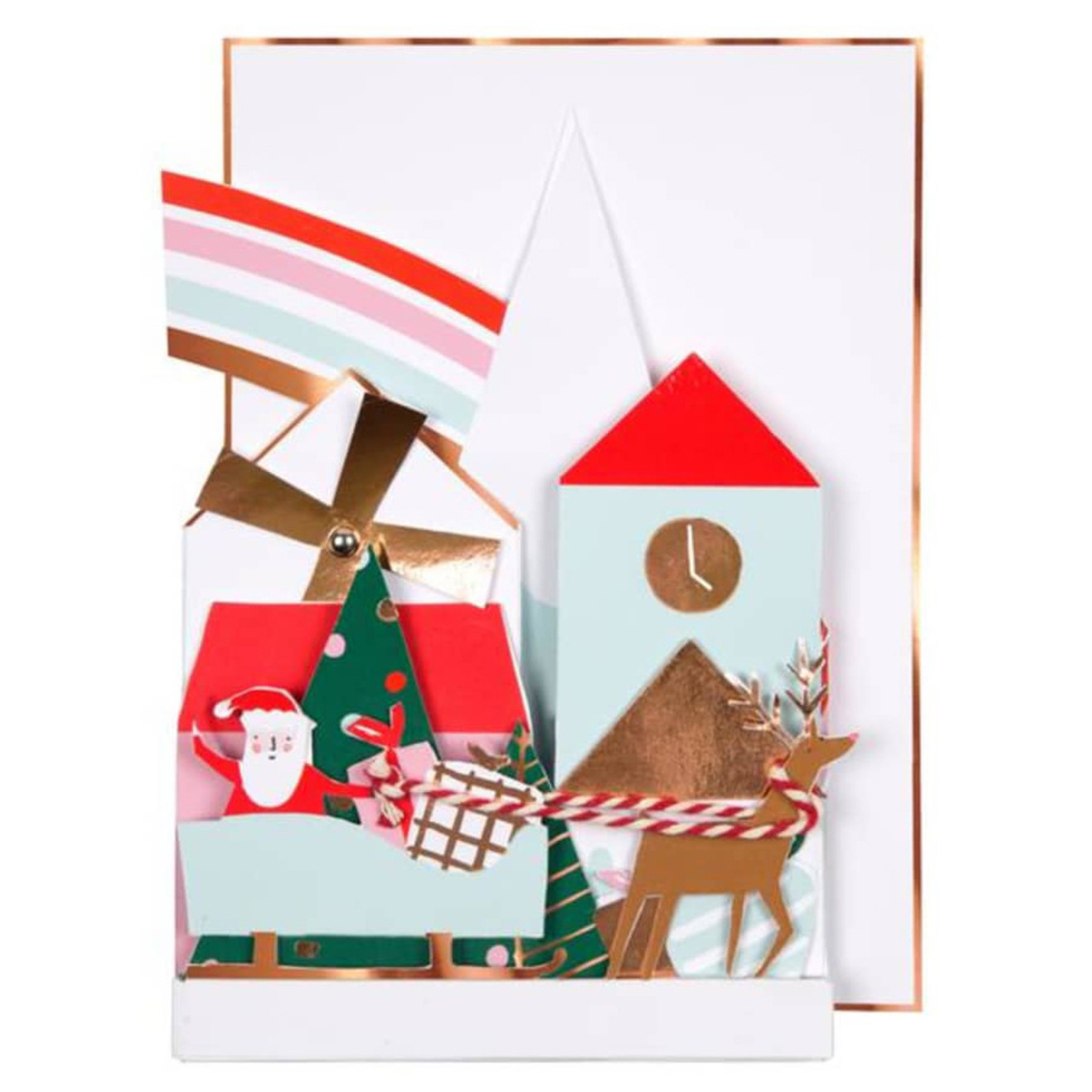 Meri Meri Festive Village Concertina Card