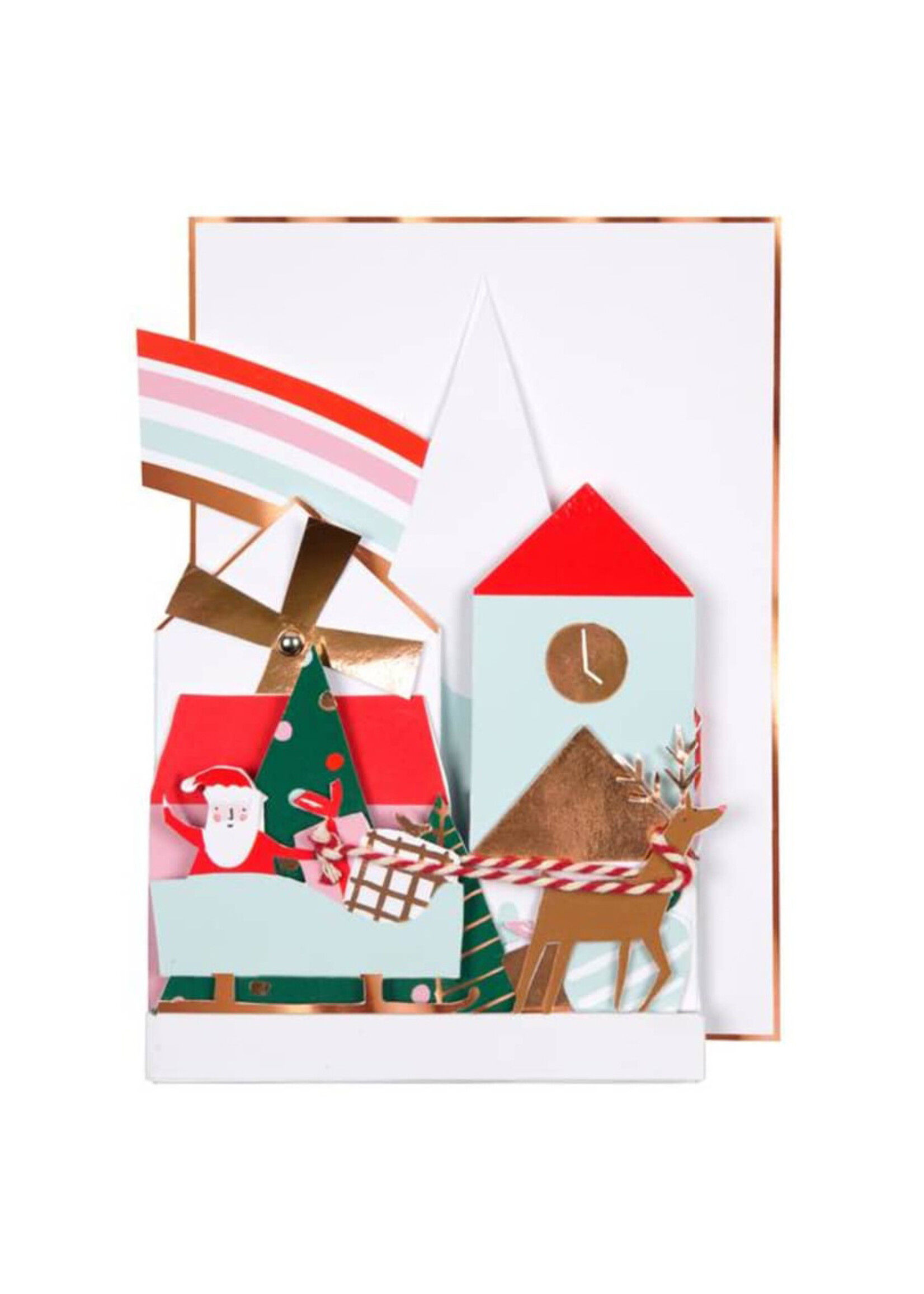 Meri Meri Festive Village Concertina Card