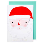 Meri Meri Santa Fan Beard Card