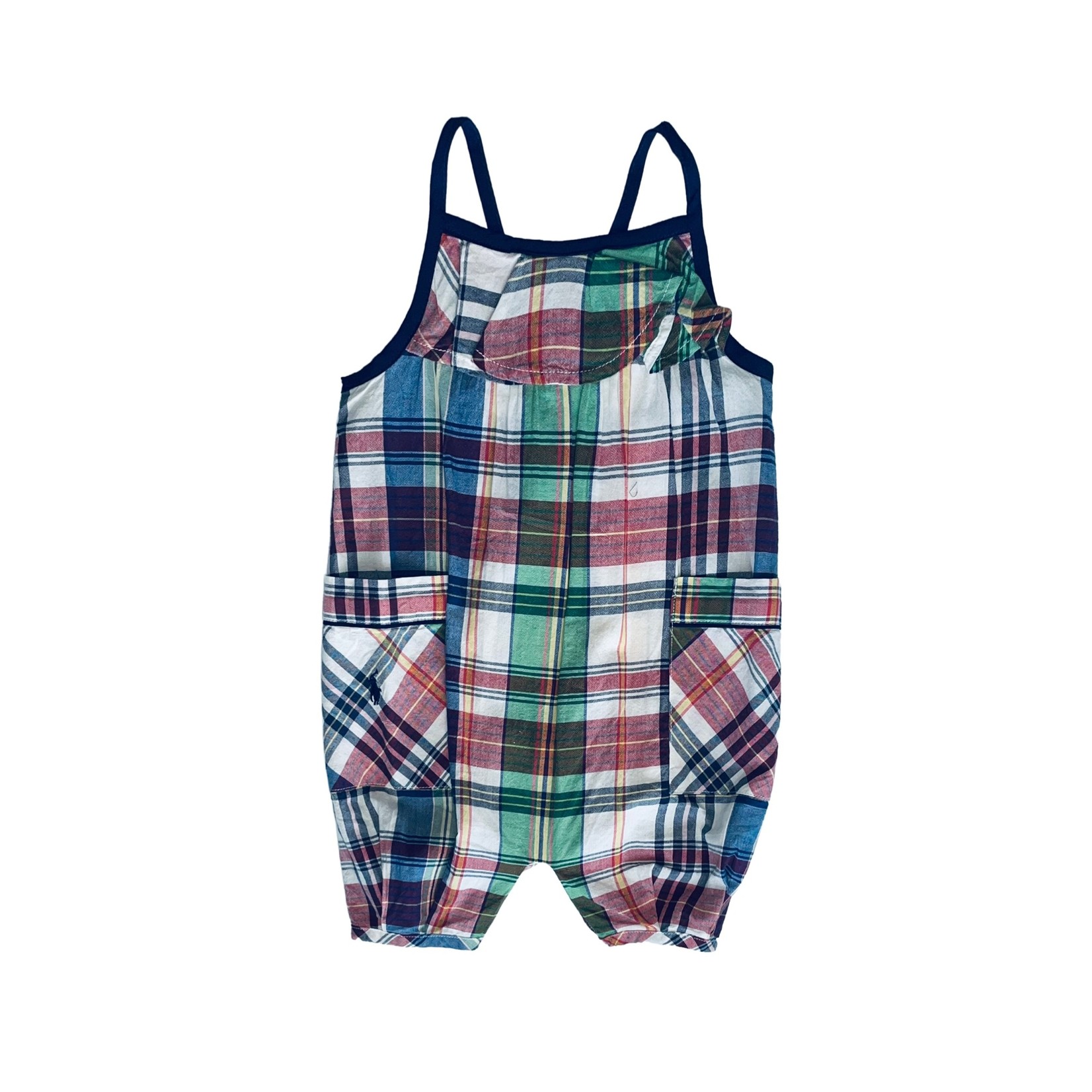 Ralph Lauren Madras Plaid Romper