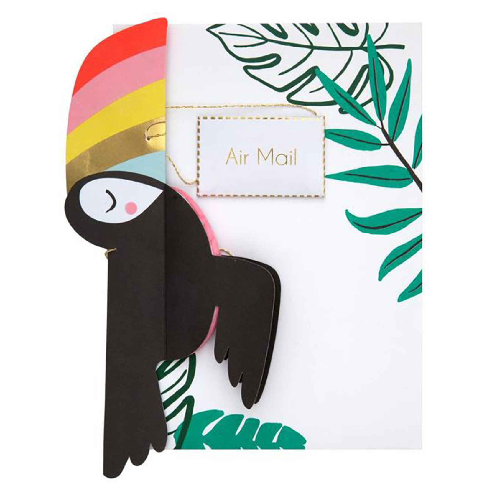 Meri Meri Flying Toucan 3D Honeycomb Card