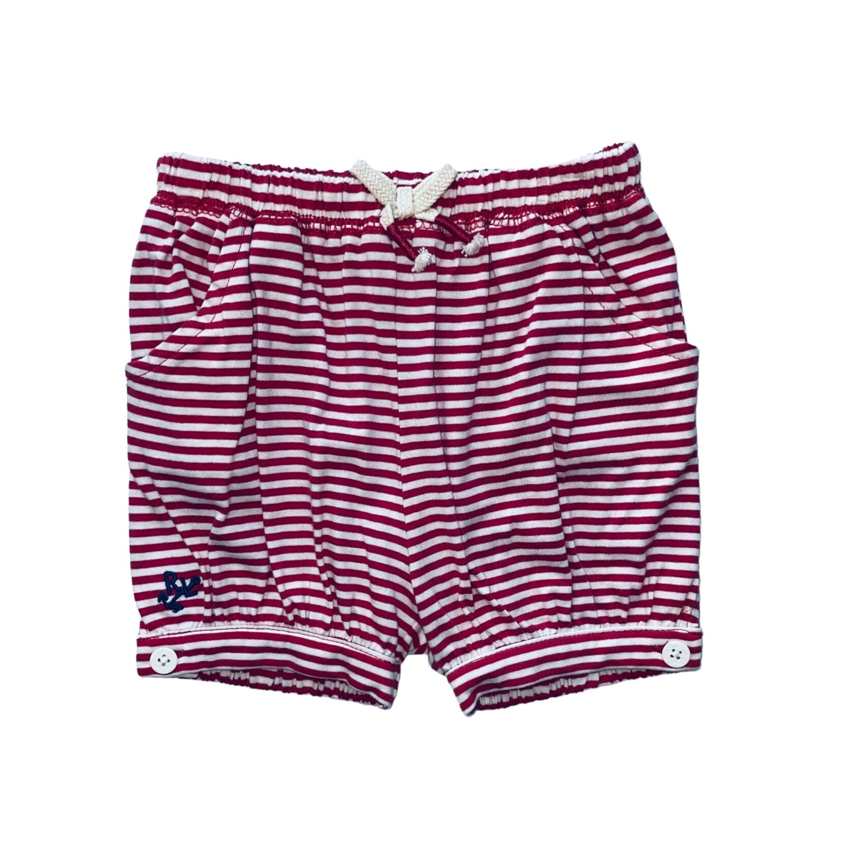 Ralph Lauren Red Jersey Stripe Knit Bottoms