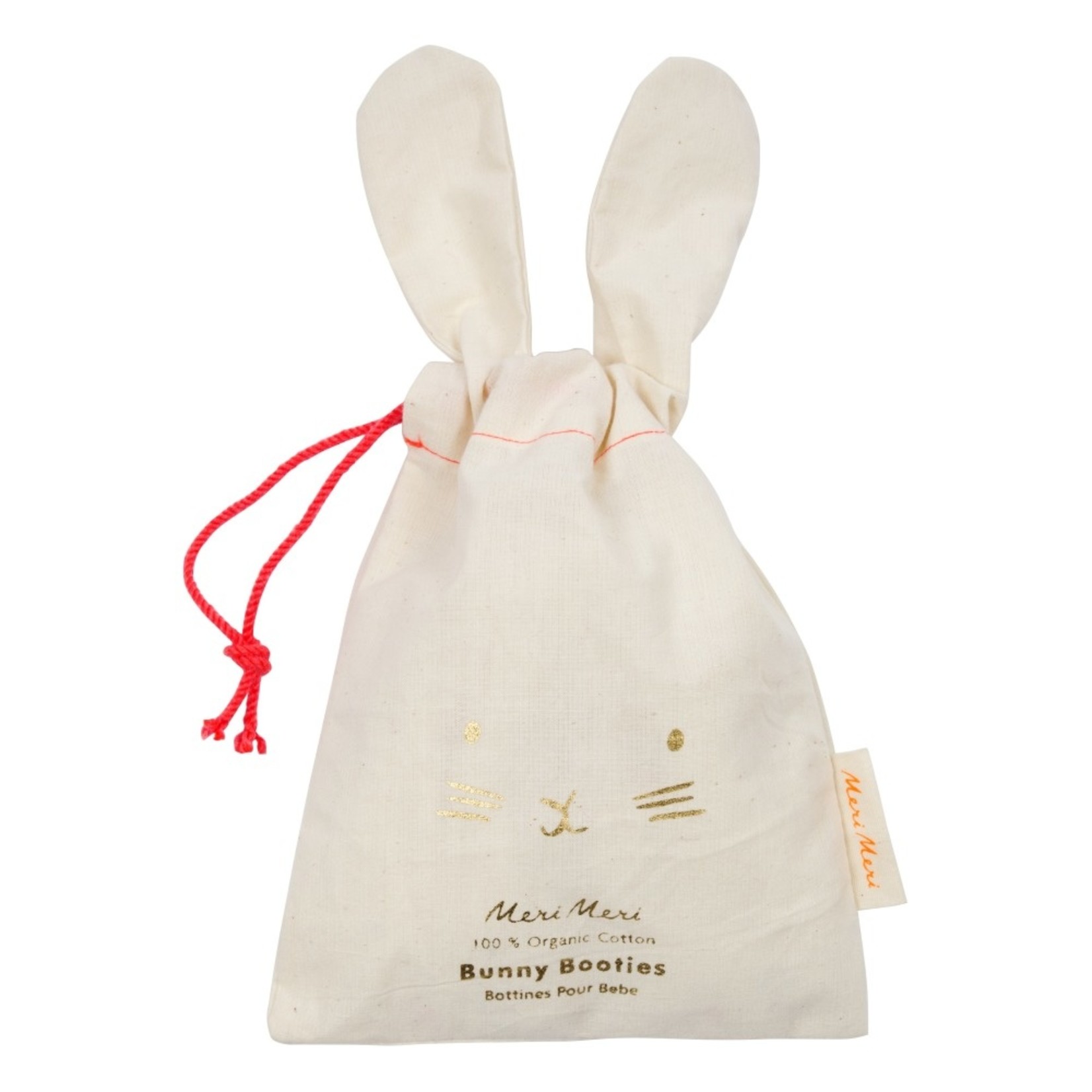 Meri Meri Peach Bunny Baby Booties