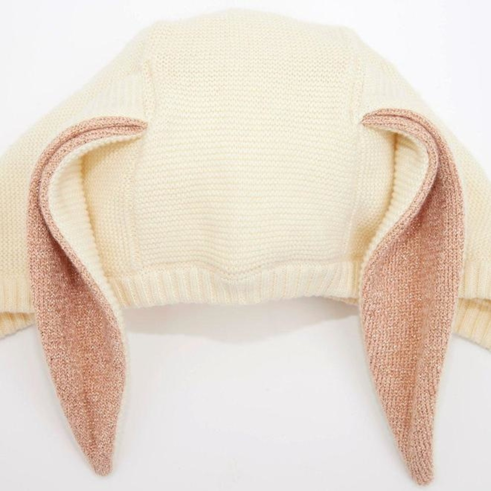 Meri Meri Peach Baby Bunny Hat
