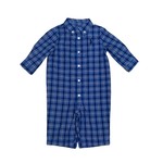 Ralph Lauren Navy/White Plaid Coverall