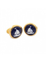 Halcyon Days Sailing Boats Gold Cufflinks